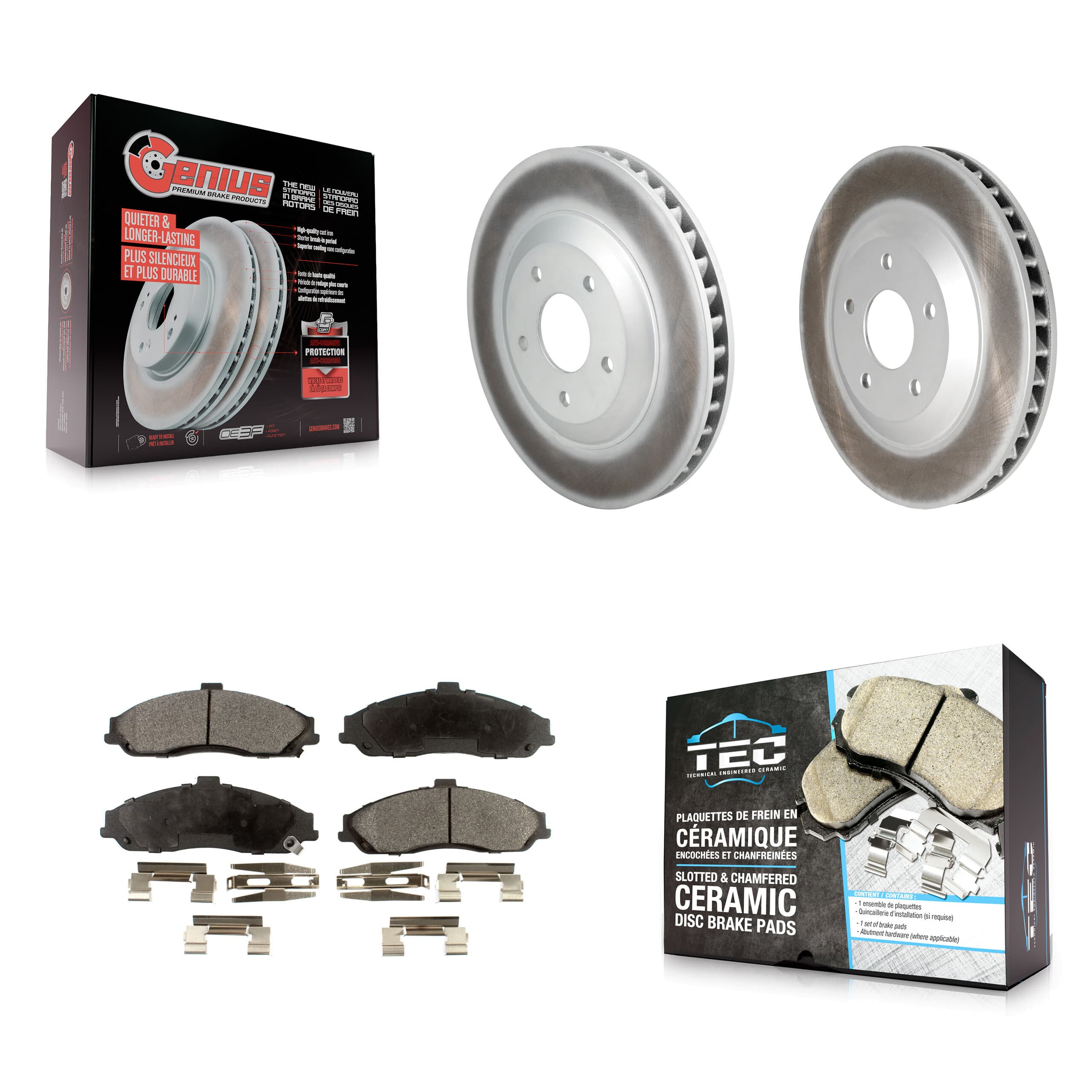 Transit Auto - KGT-102444 - Front Disc Brake Kits image 1
