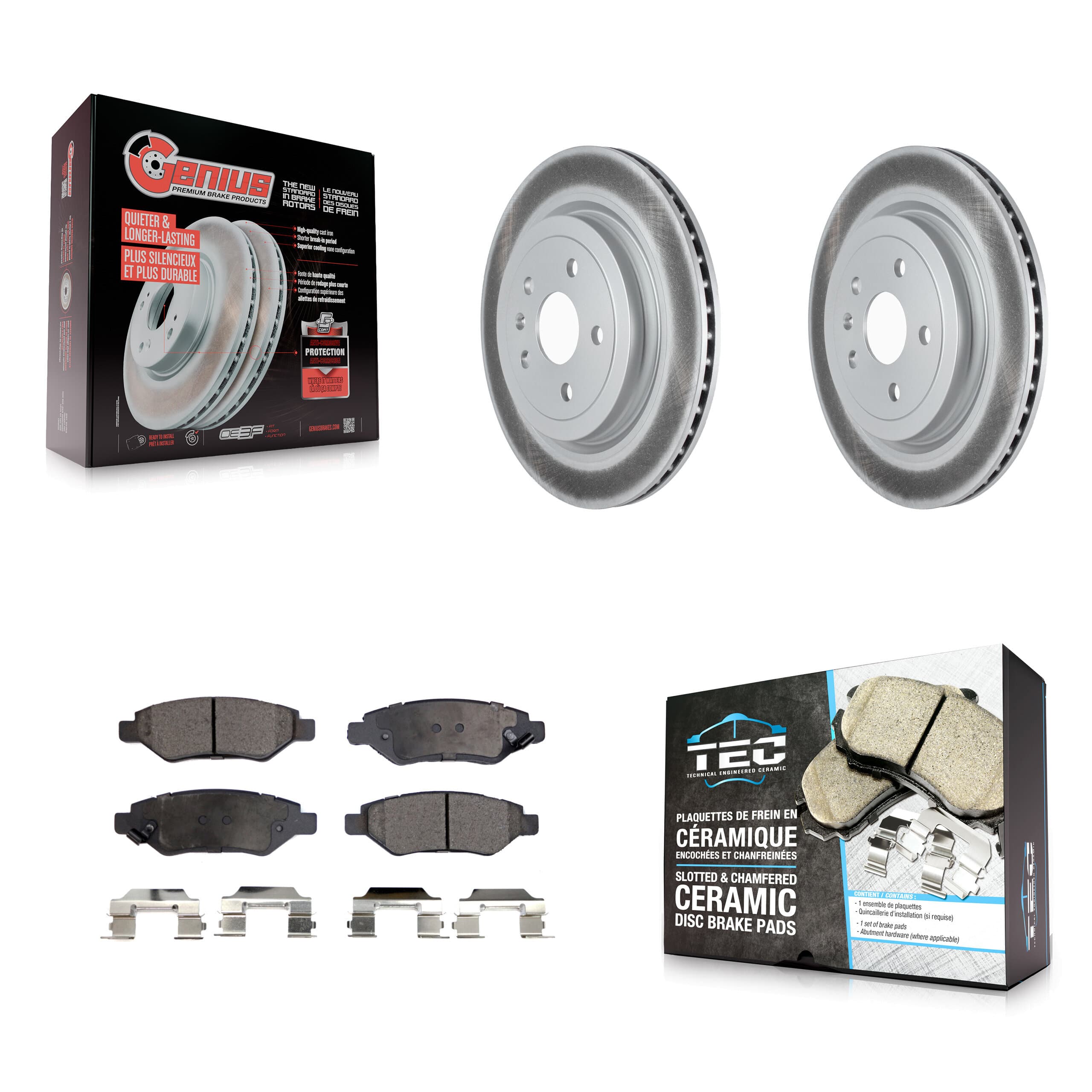 Transit Auto - KGT-102483 - Rear Disc Brake Kits image 1