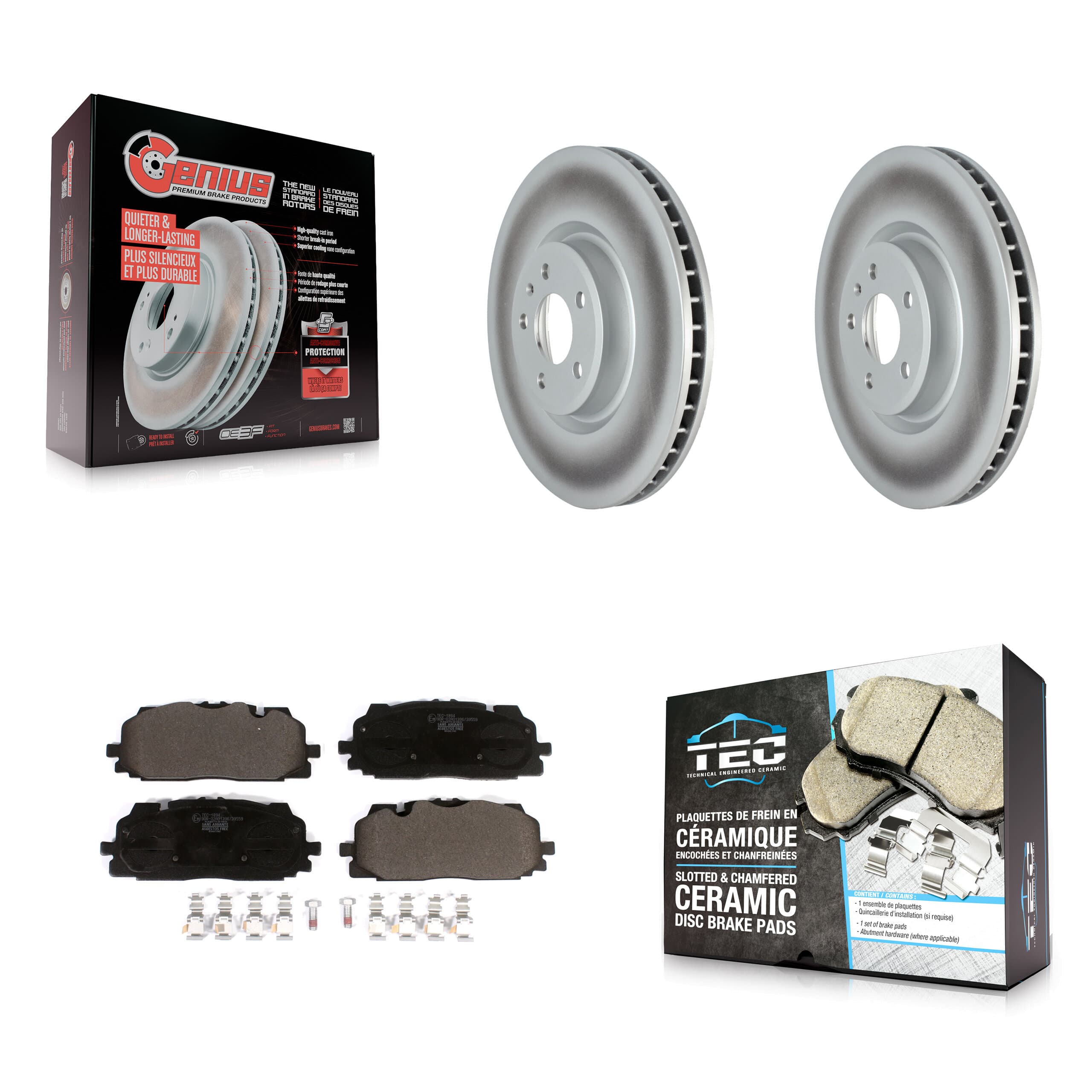 Transit Auto - KGT-102590 - Front Disc Brake Kits image 1