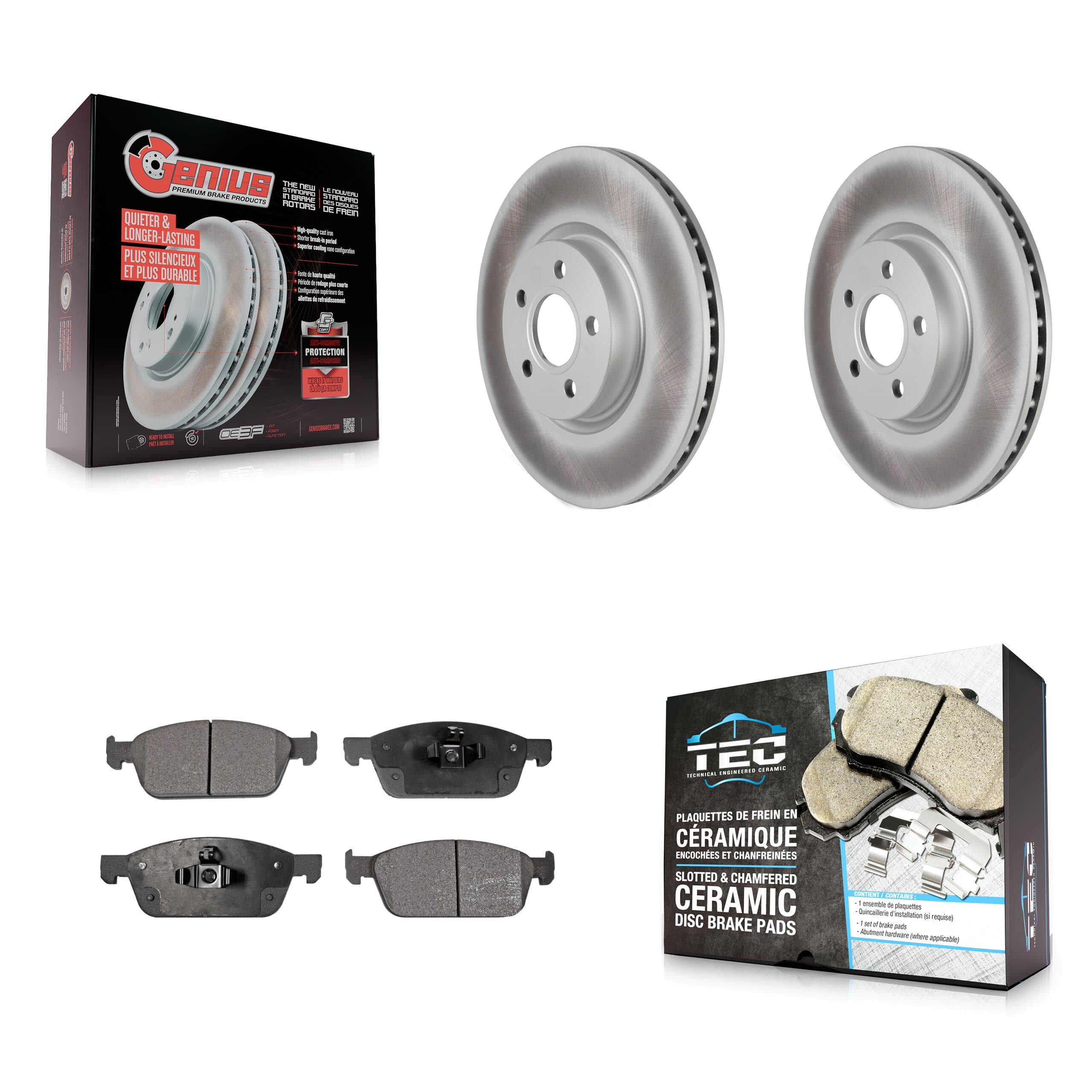Transit Auto - KGT-102591 - Front Disc Brake Kits image 1