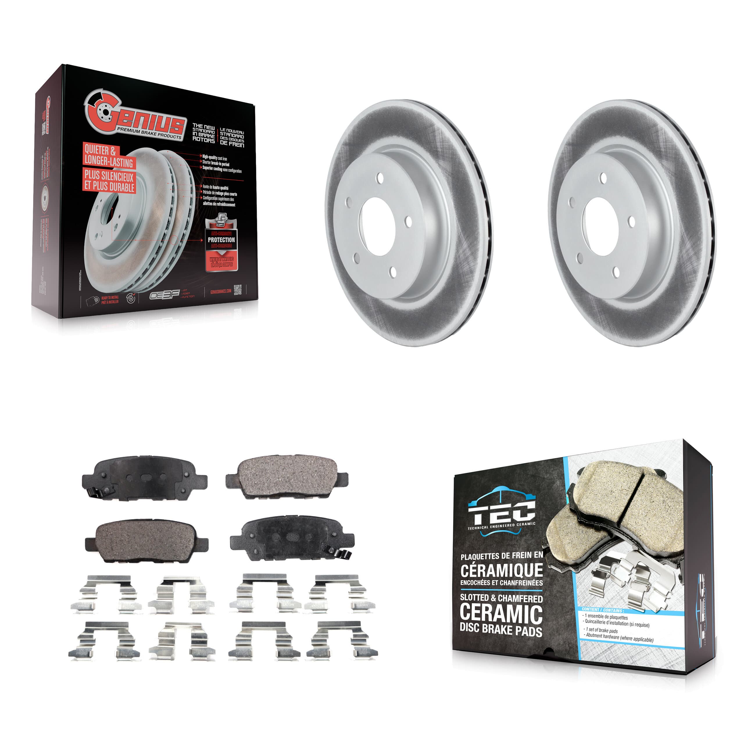 Transit Auto - KGT-102671 - Rear Disc Brake Kits image 1