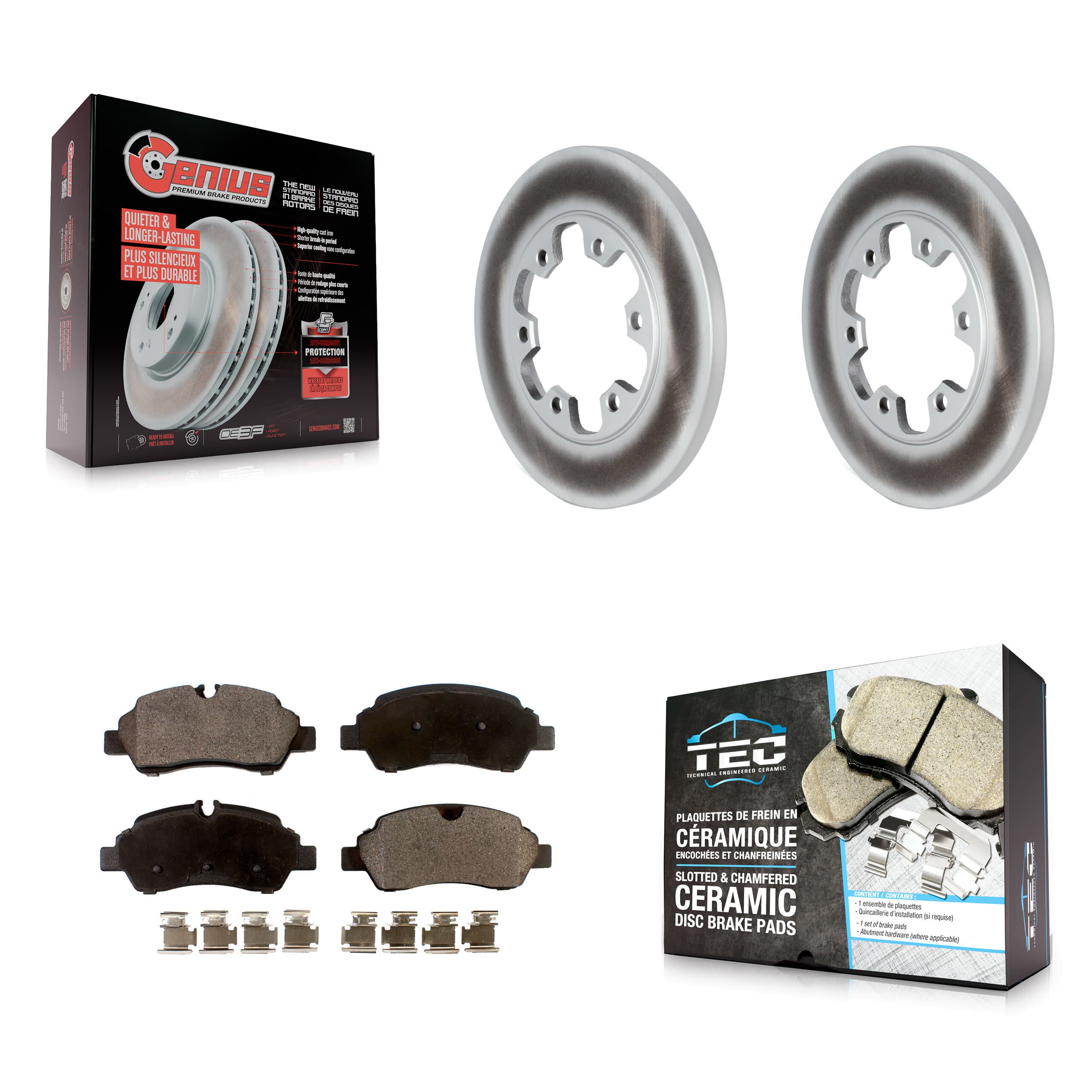 Transit Auto - KGT-102676 - Rear Disc Brake Kits image 1