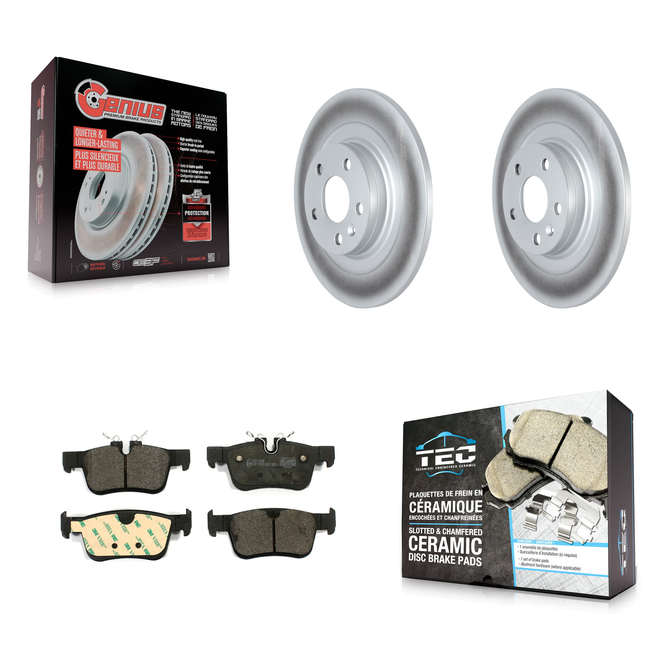 Transit Auto - KGT-102684 - Rear Disc Brake Kits image 1