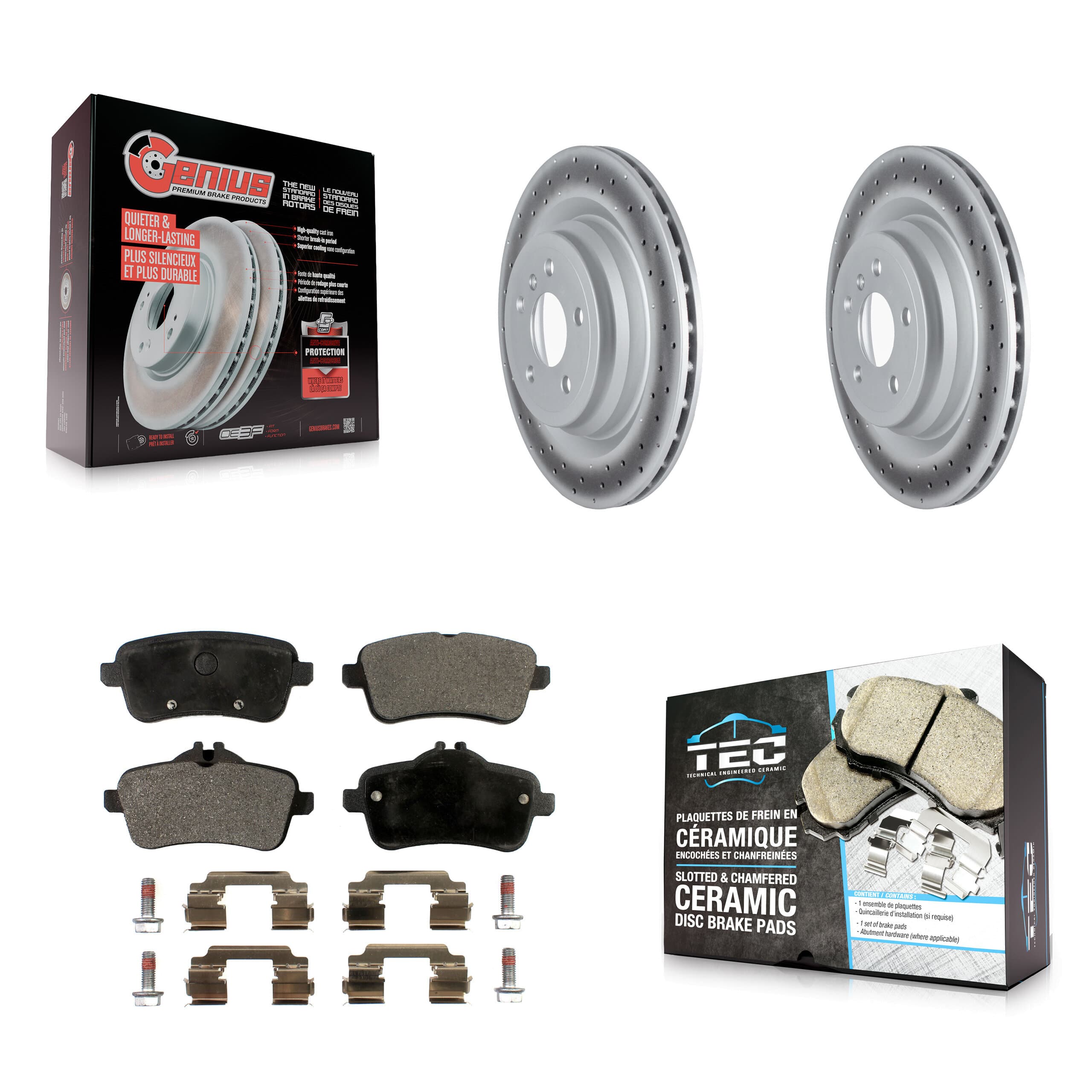 Transit Auto - KGT-102686 - Rear Disc Brake Kits image 1