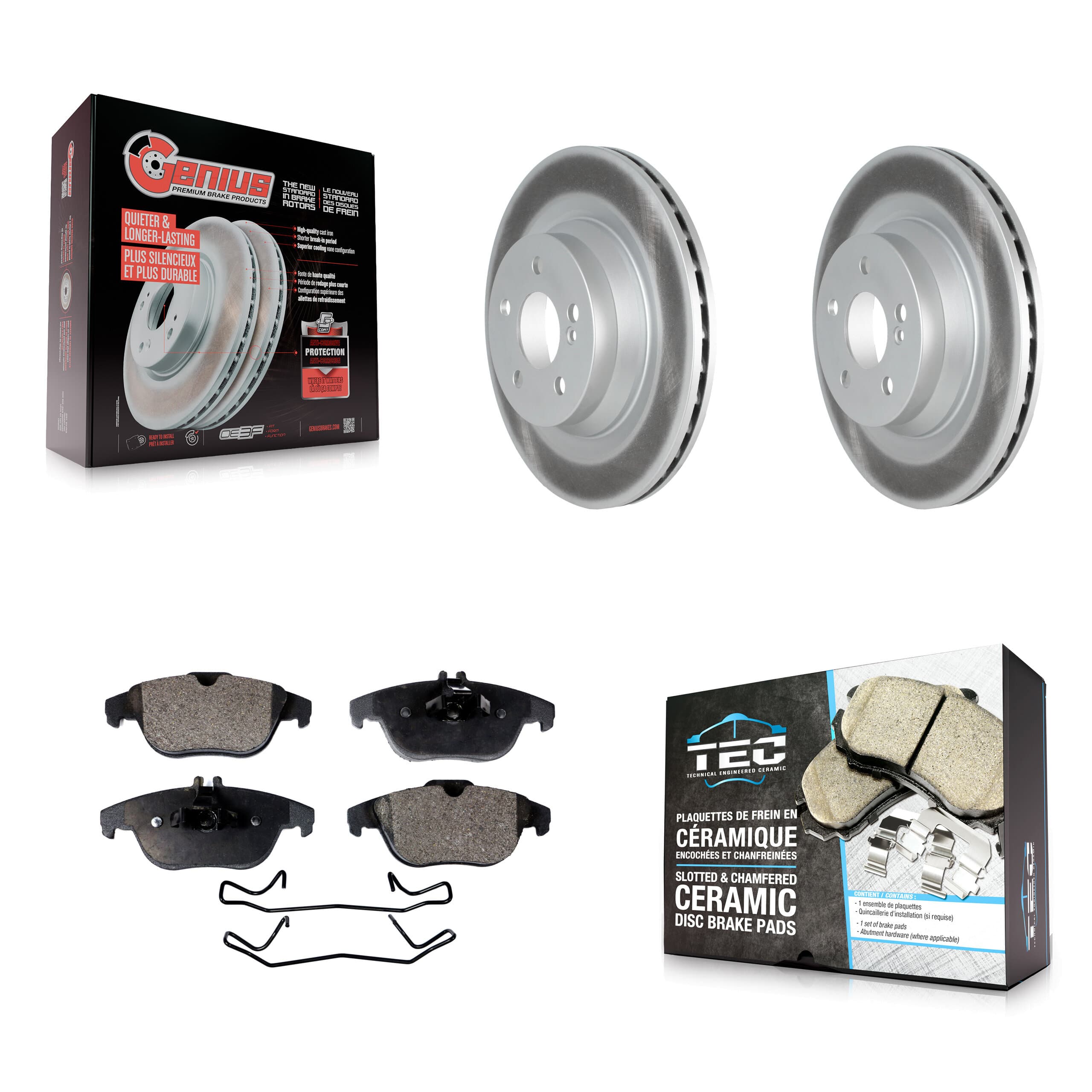 Transit Auto - KGT-102690 - Rear Disc Brake Kits image 1