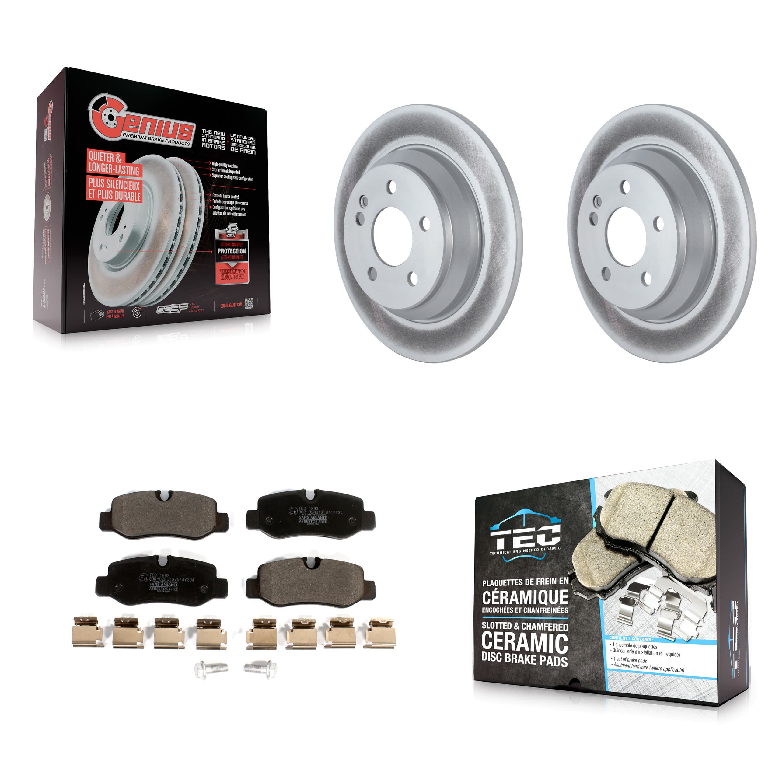 Transit Auto - KGT-102691 - Rear Disc Brake Kits image 1