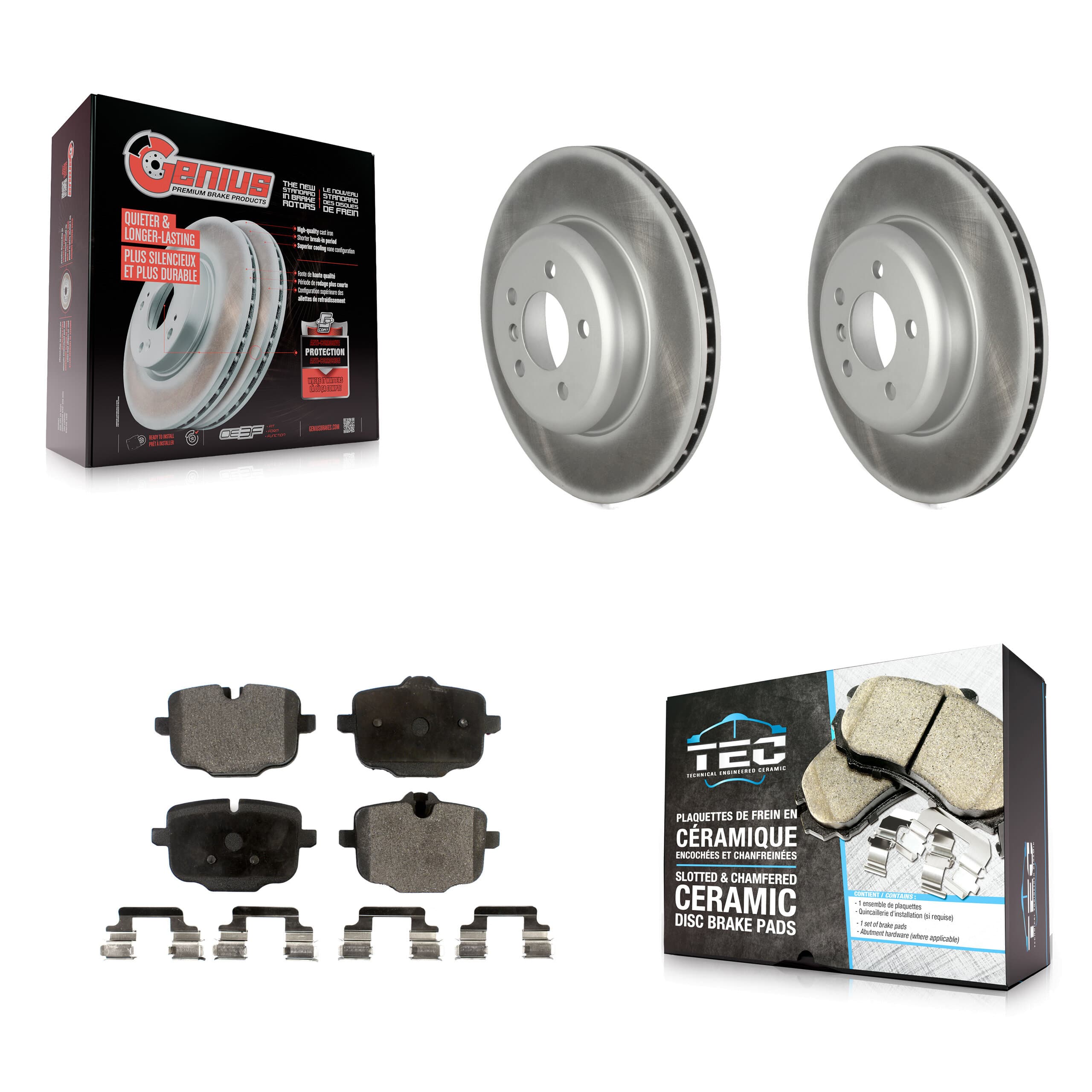Transit Auto - KGT-102763 - Rear Disc Brake Kits image 1