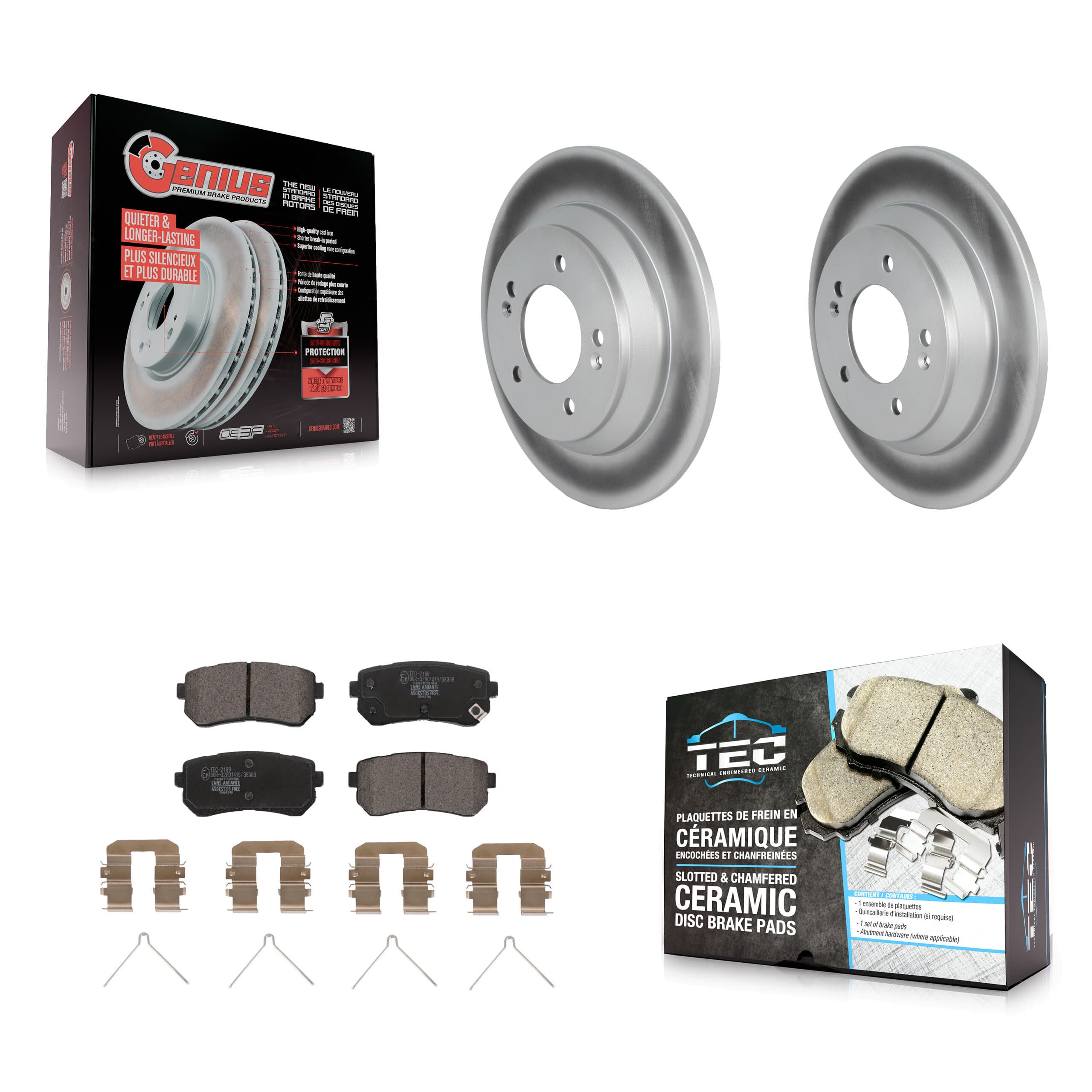 Transit Auto - KGT-102803 - Rear Disc Brake Kits image 1