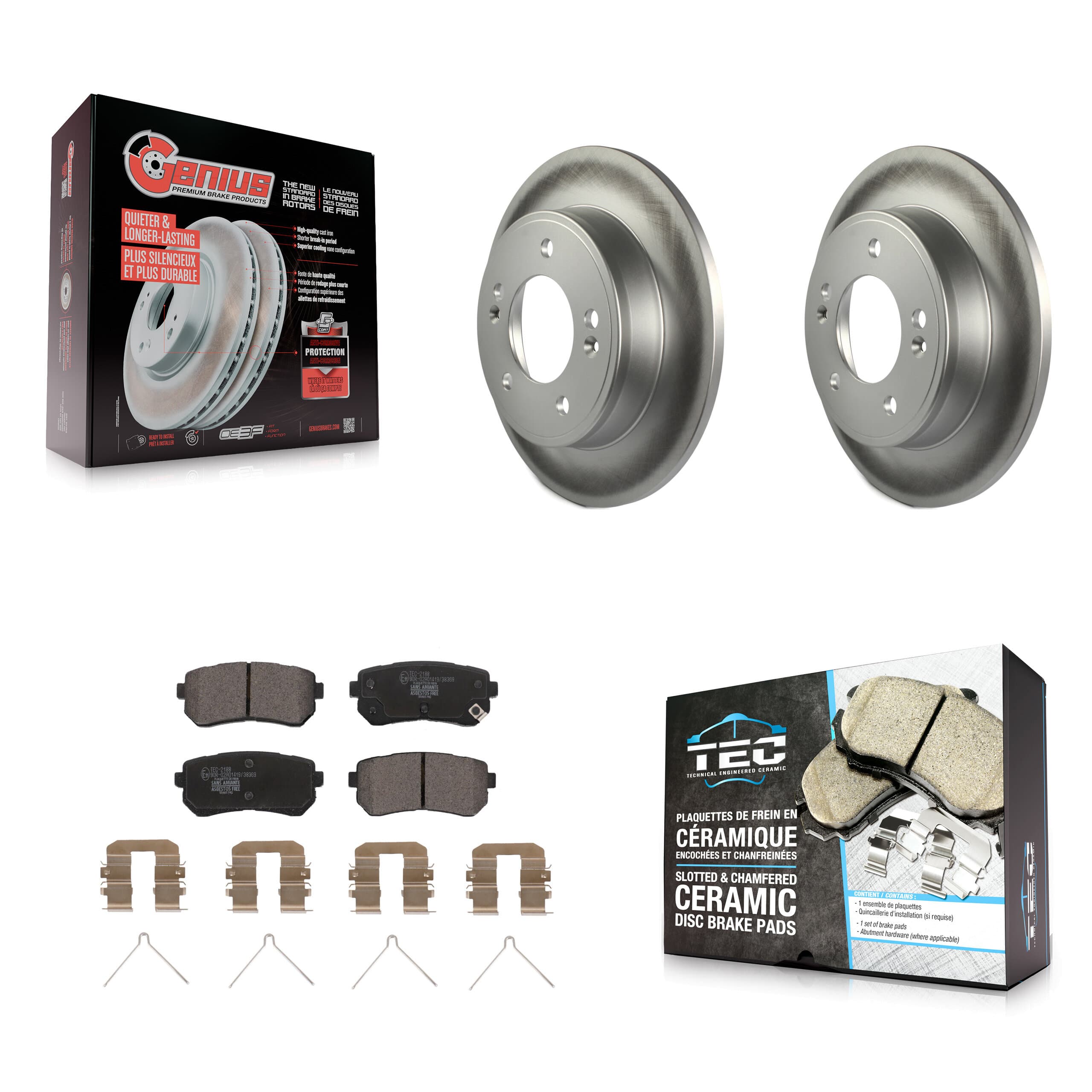 Transit Auto - KGT-102805 - Rear Disc Brake Kits image 1