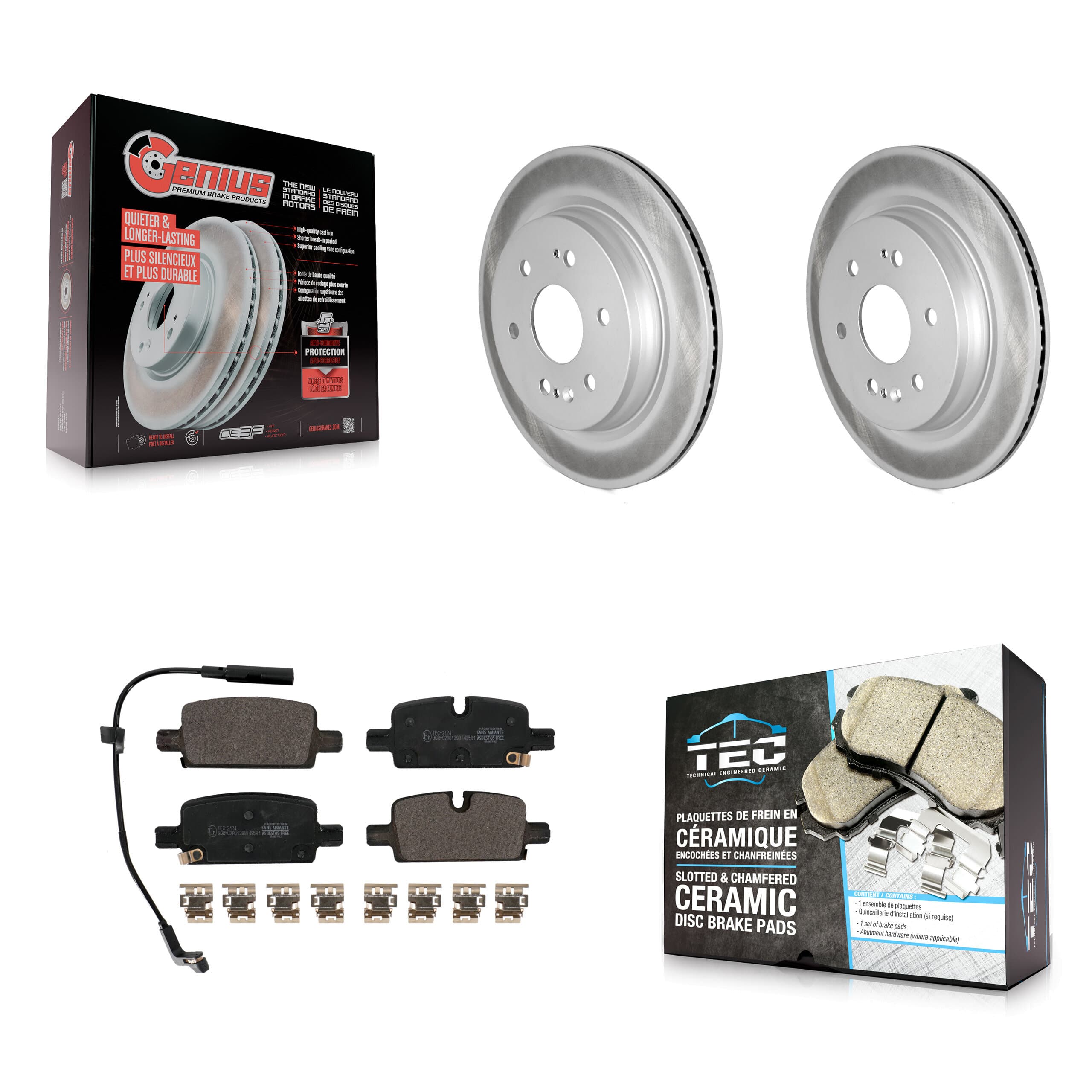 Transit Auto - KGT-102808 - Rear Disc Brake Kits image 1
