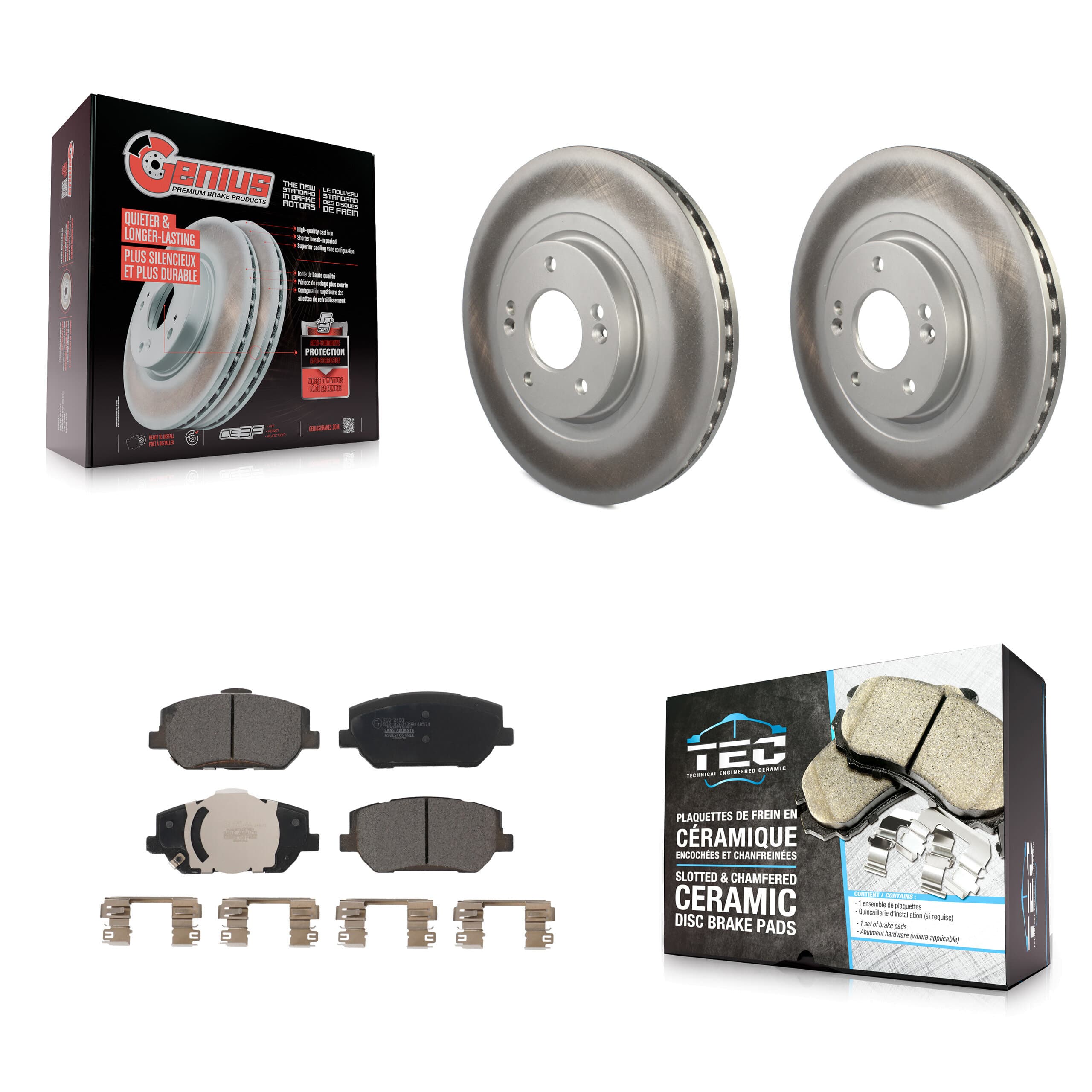 Transit Auto - KGT-102817 - Front Disc Brake Kits image 1