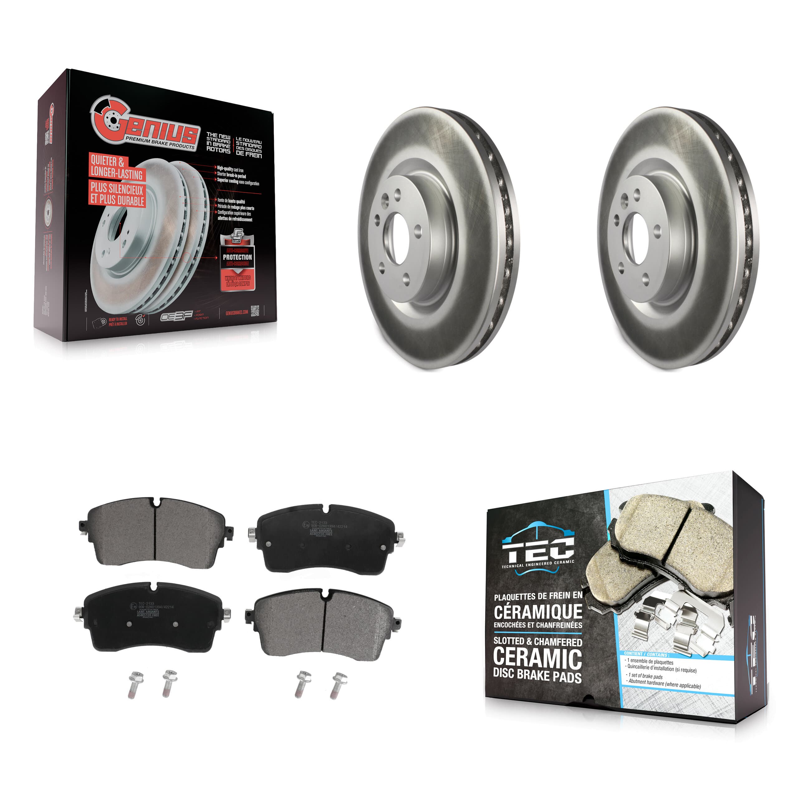 Transit Auto - KGT-102828 - Front Disc Brake Kits image 1