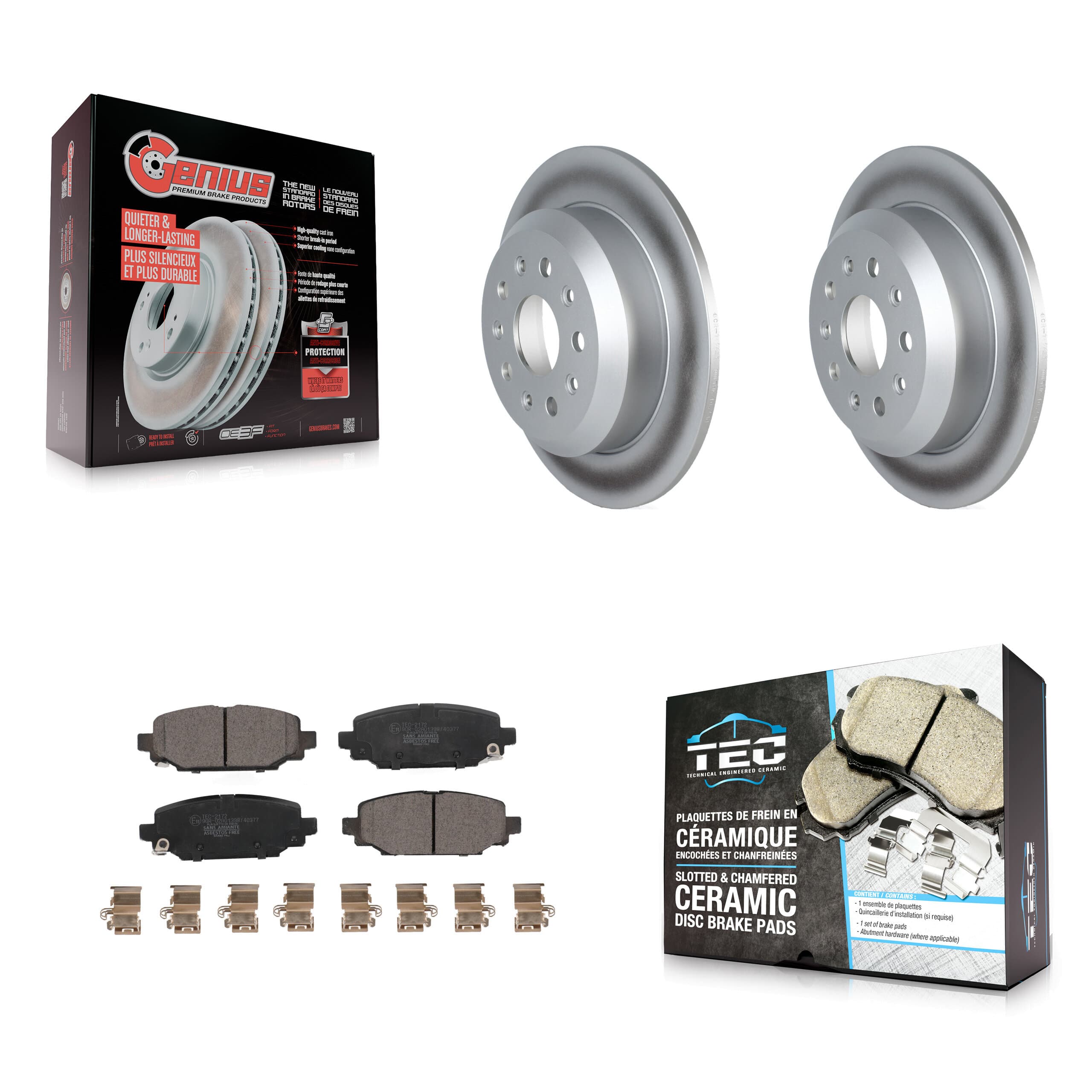 Transit Auto - KGT-102857 - Rear Disc Brake Kits image 1