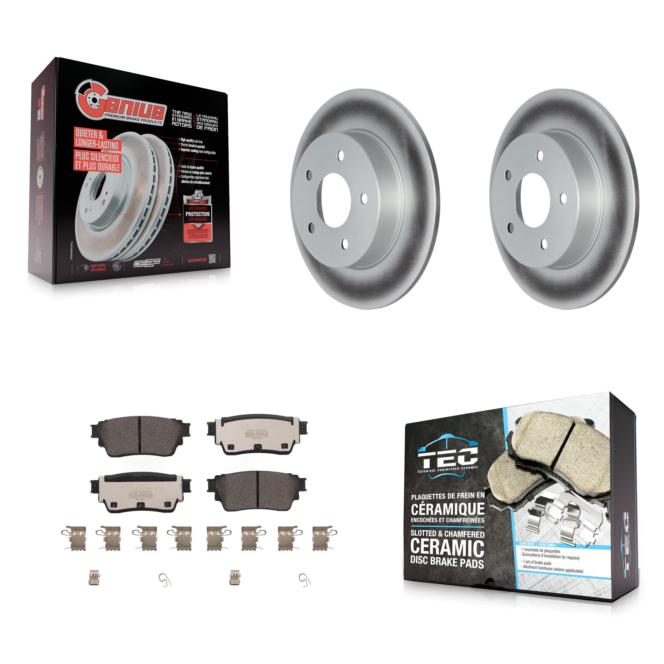 Transit Auto - KGT-102861 - Rear Disc Brake Kits image 1