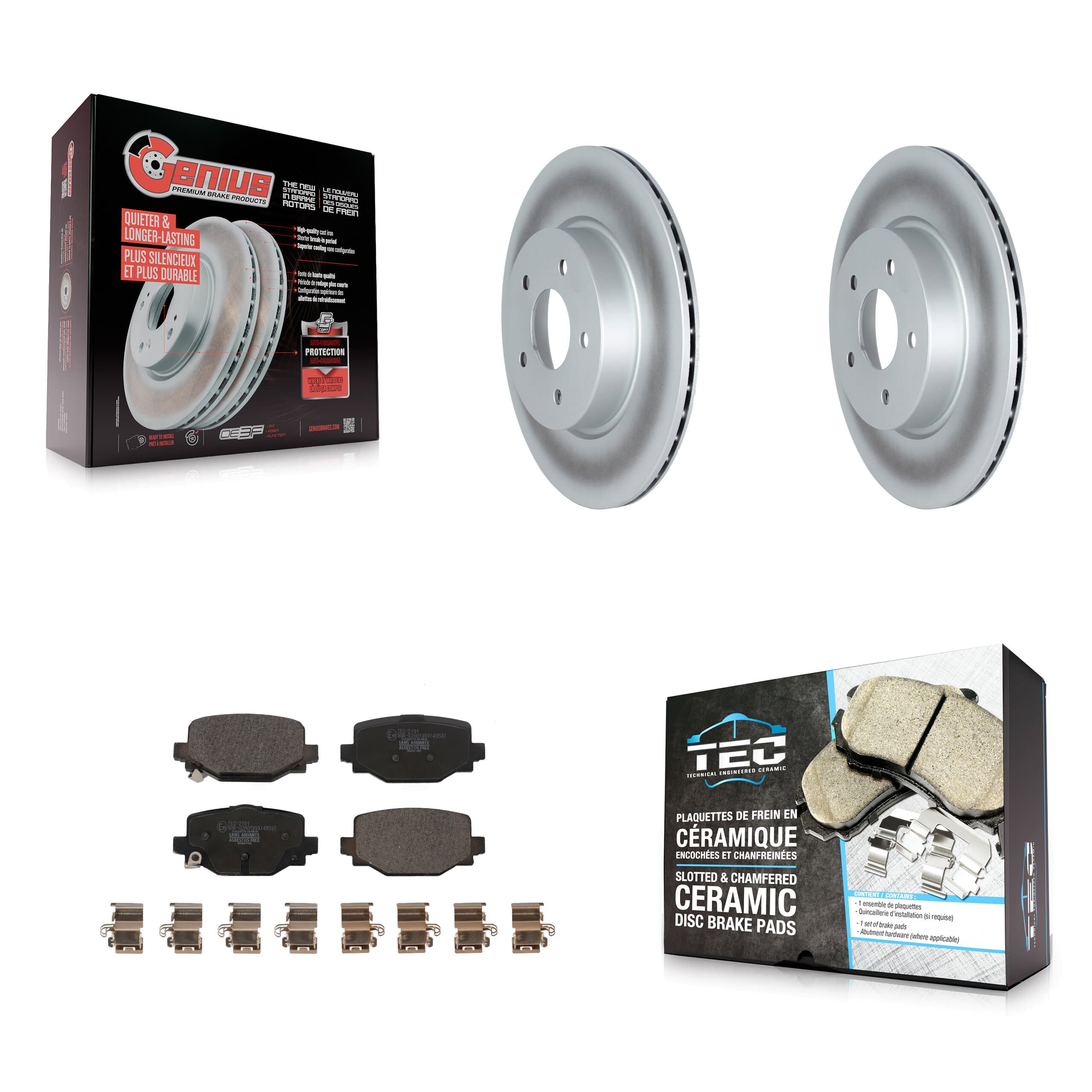 Transit Auto - KGT-102865 - Rear Disc Brake Kits image 1