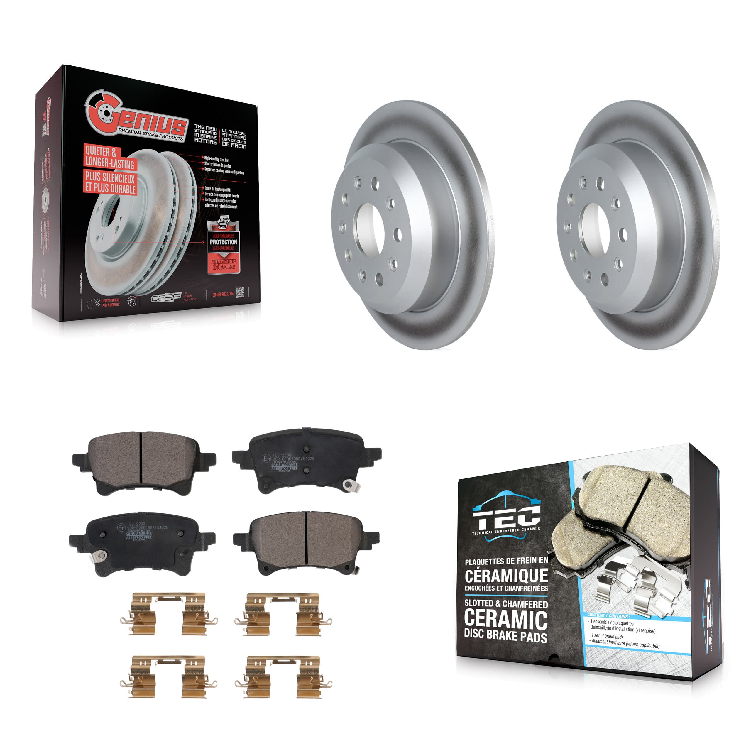 Transit Auto - KGT-102971 - Rear Disc Brake Kits image 1