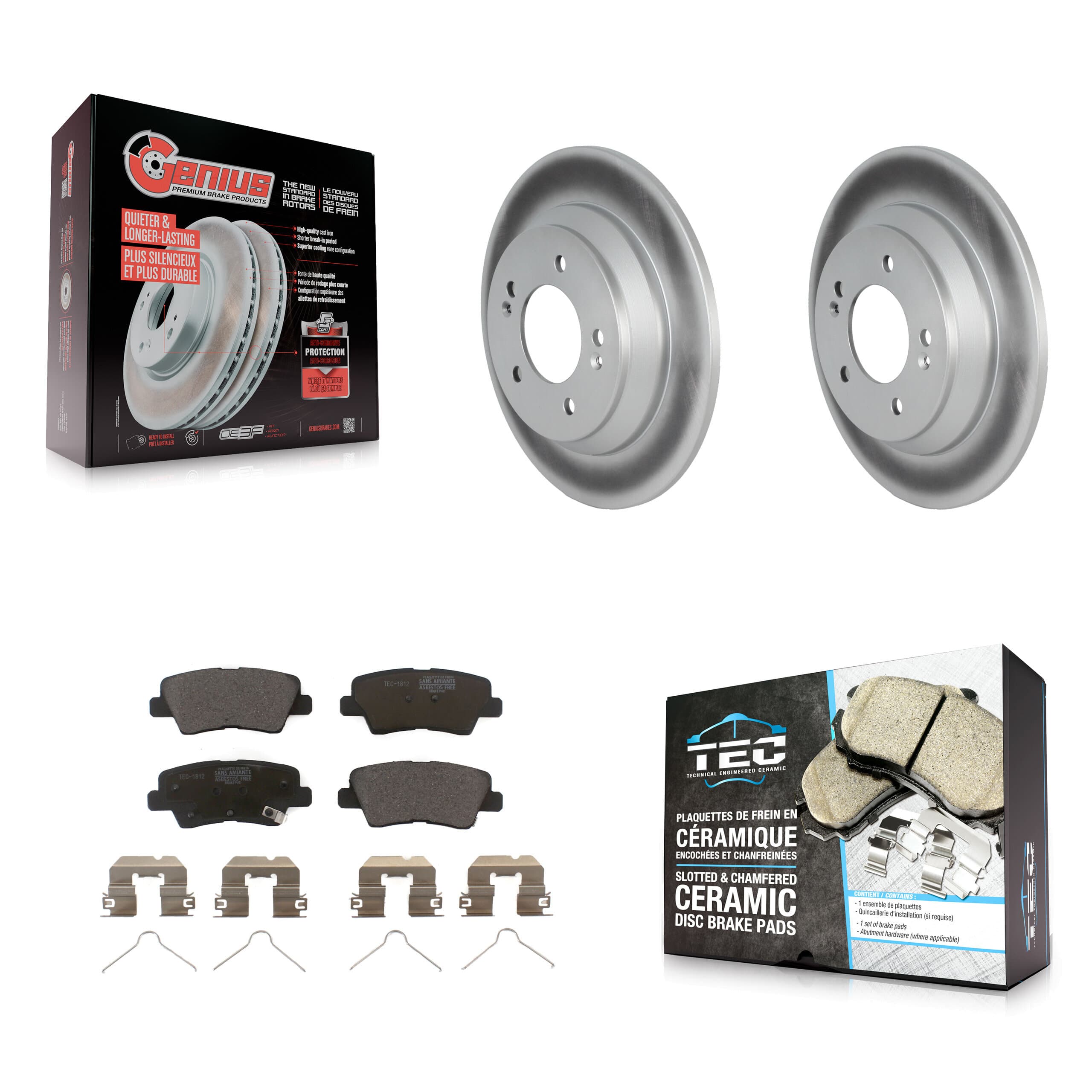 Transit Auto - KGT-102976 - Rear Disc Brake Kits image 1