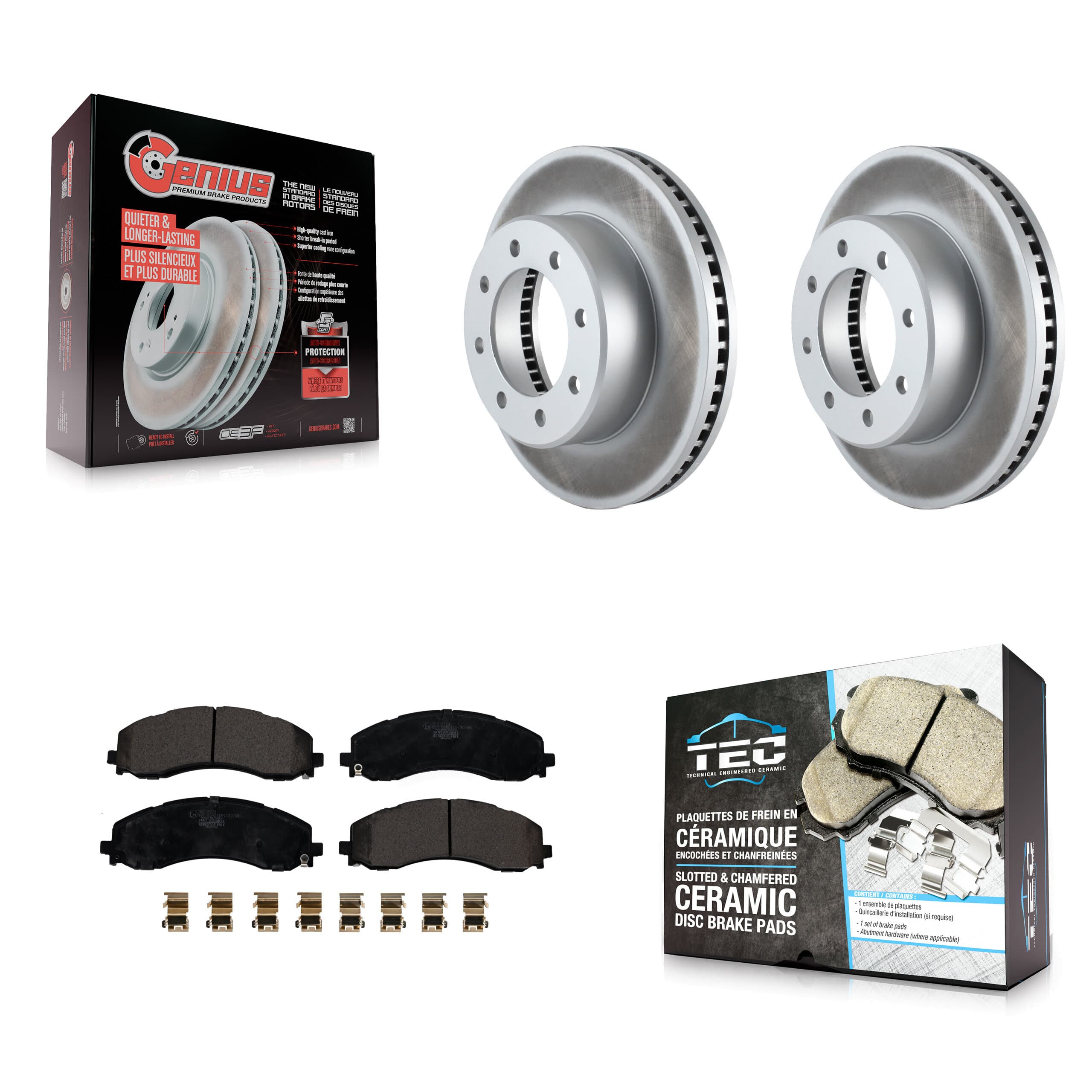 Transit Auto - KGT-102985 - Front Disc Brake Kits image 1