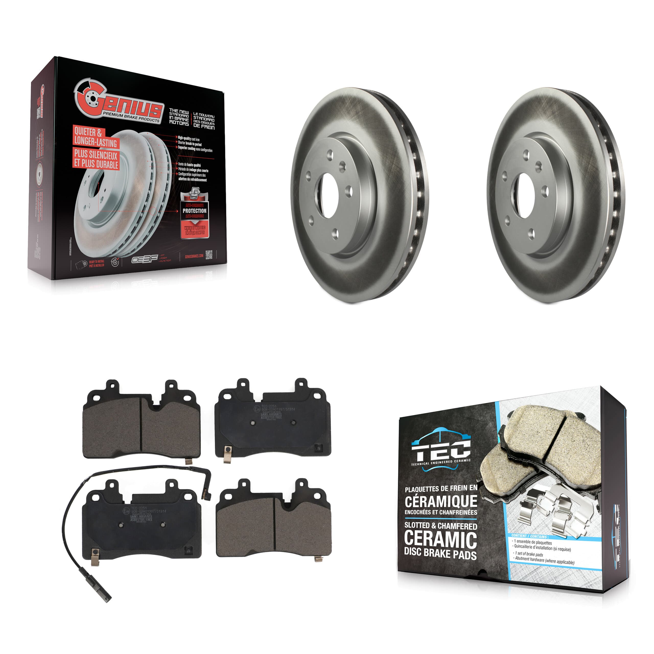 Transit Auto - KGT-102995 - Front Disc Brake Kits image 1