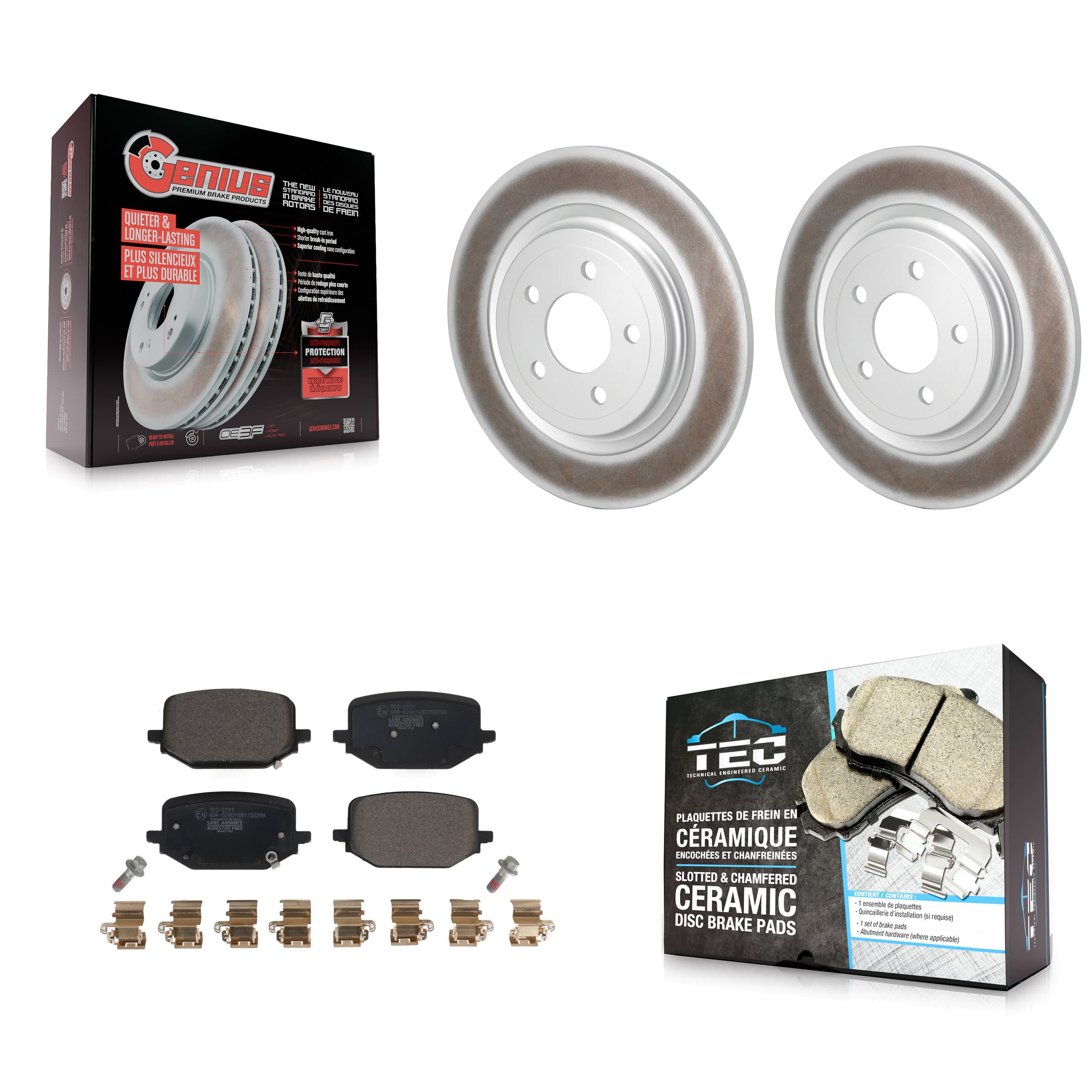 Transit Auto - KGT-103058 - Rear Disc Brake Kits image 1