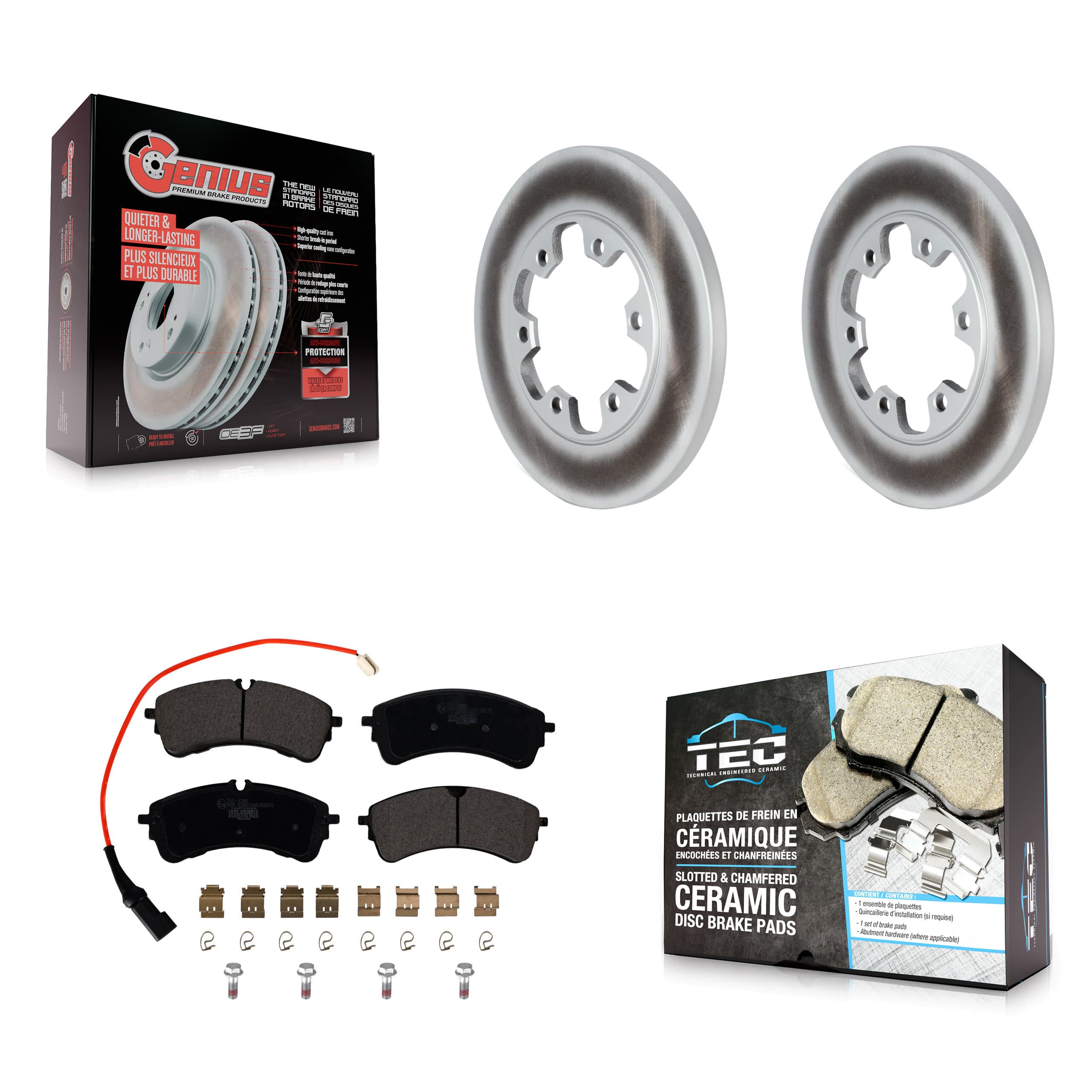 Transit Auto - KGT-103063 - Rear Disc Brake Kits image 1
