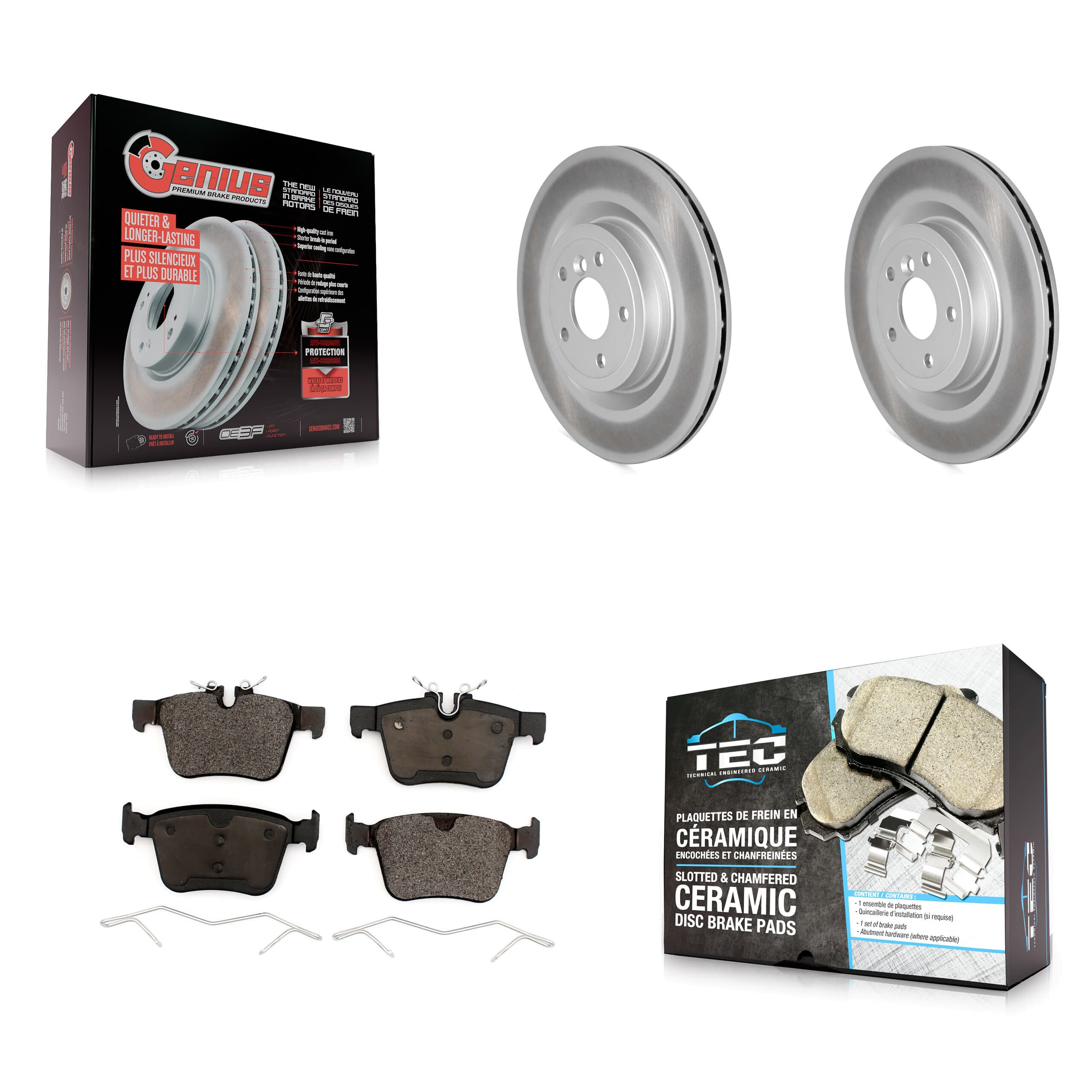 Transit Auto - KGT-103064 - Rear Disc Brake Kits image 1