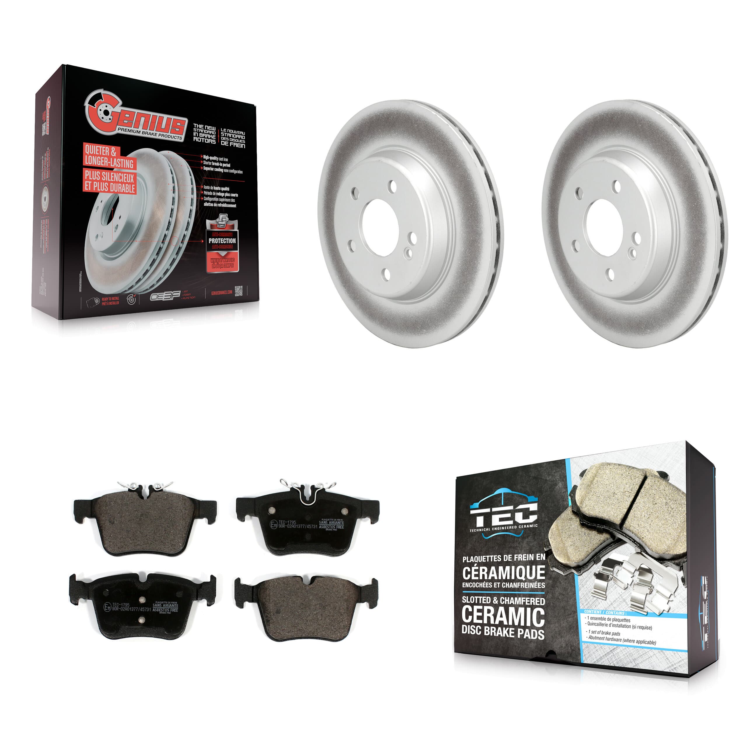 Transit Auto - KGT-103065 - Rear Disc Brake Kits image 1