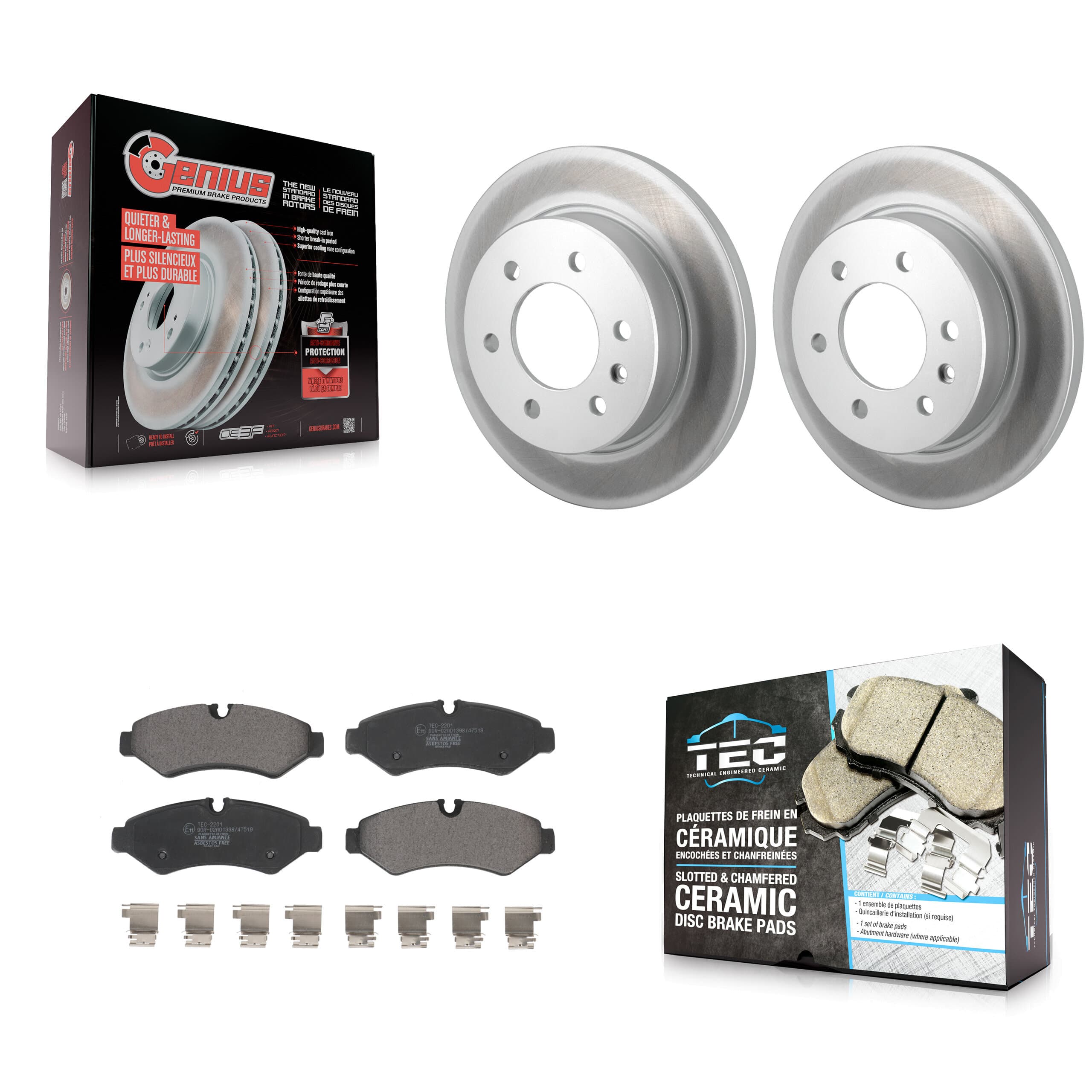 Transit Auto - KGT-103196 - Rear Disc Brake Kits image 1