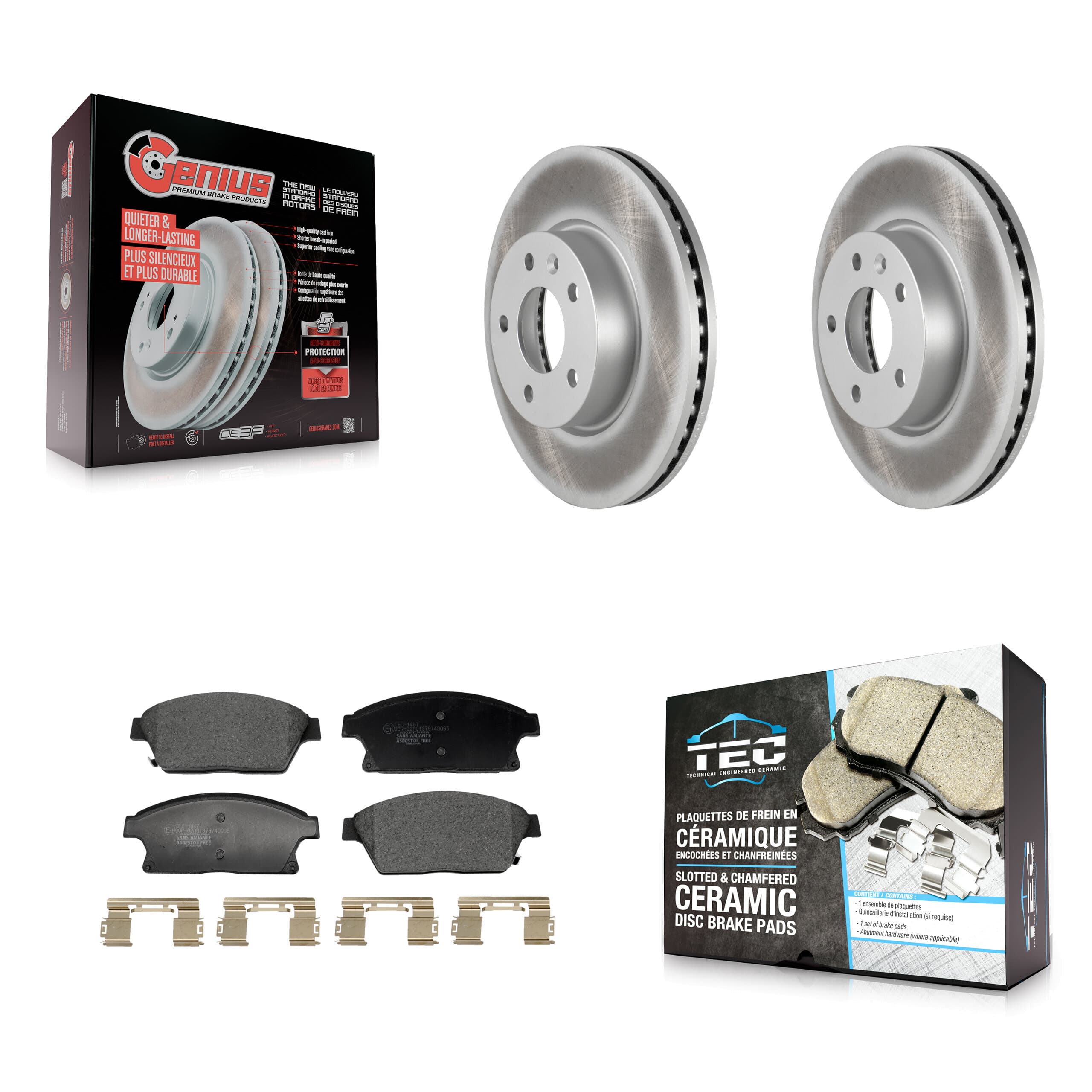 Transit Auto - KGT-103243 - Front Disc Brake Kits image 1