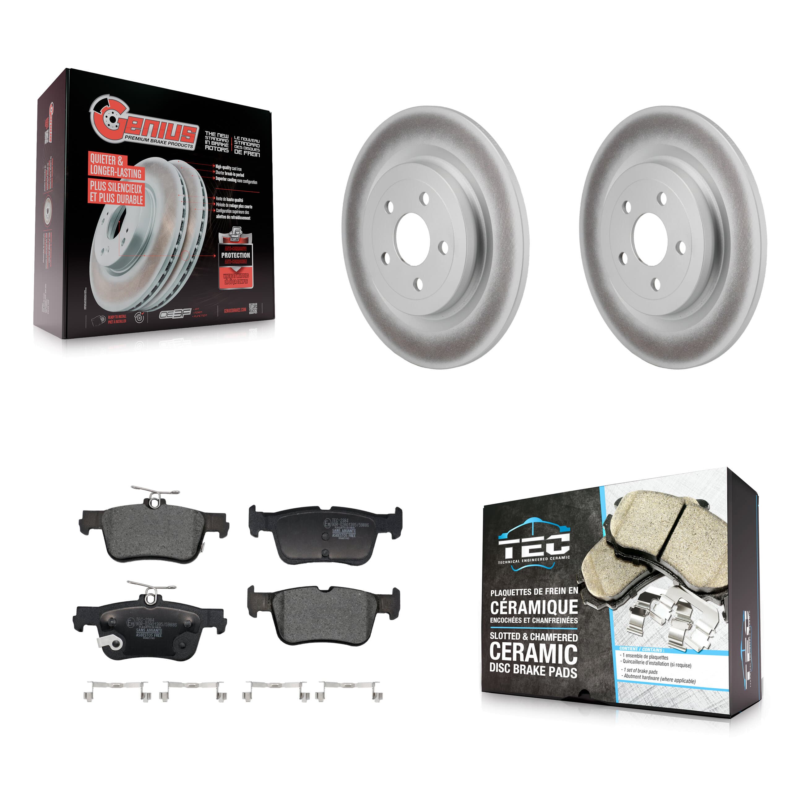 Transit Auto - KGT-103277 - Rear Disc Brake Kits image 1