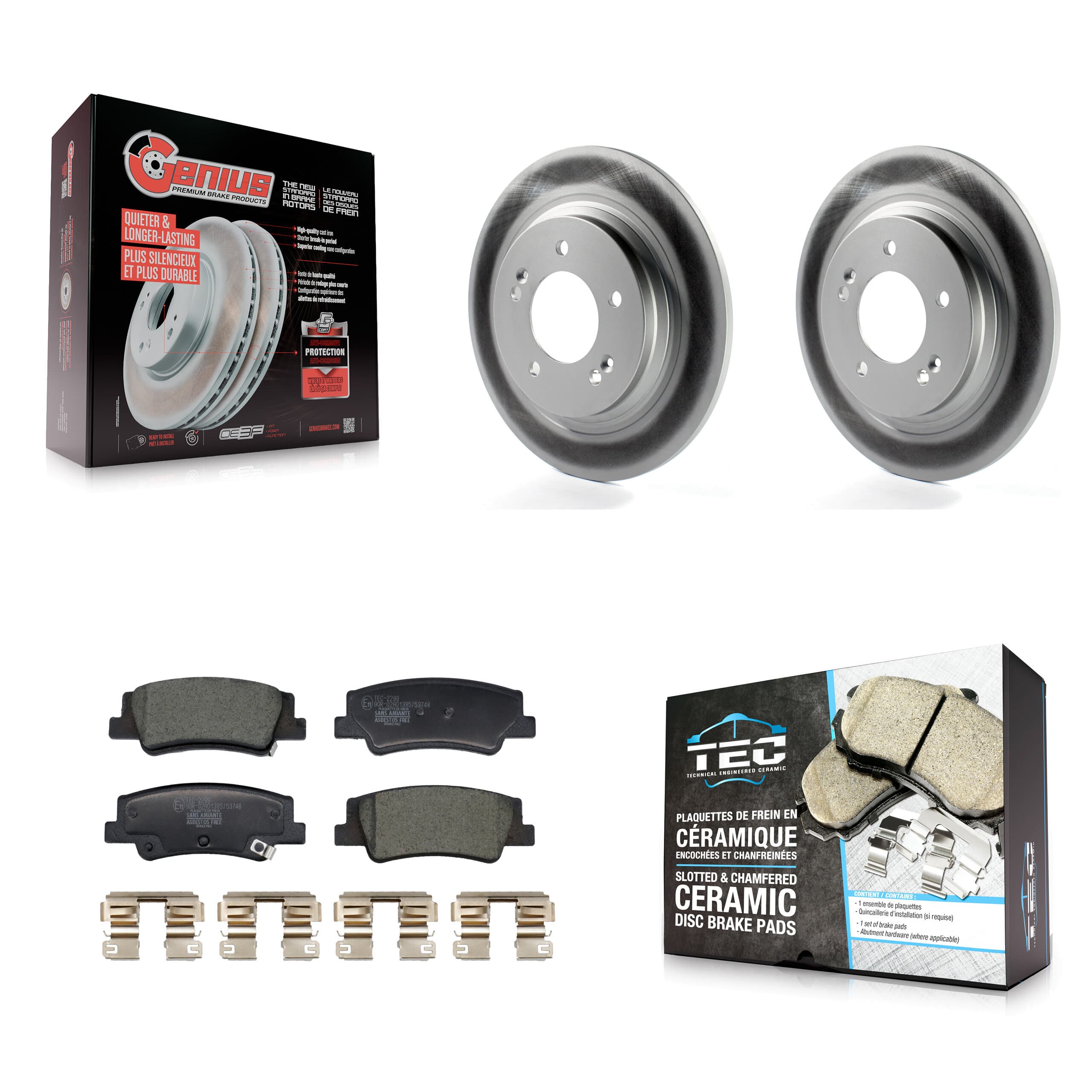 Transit Auto - KGT-103278 - Rear Disc Brake Kits image 1