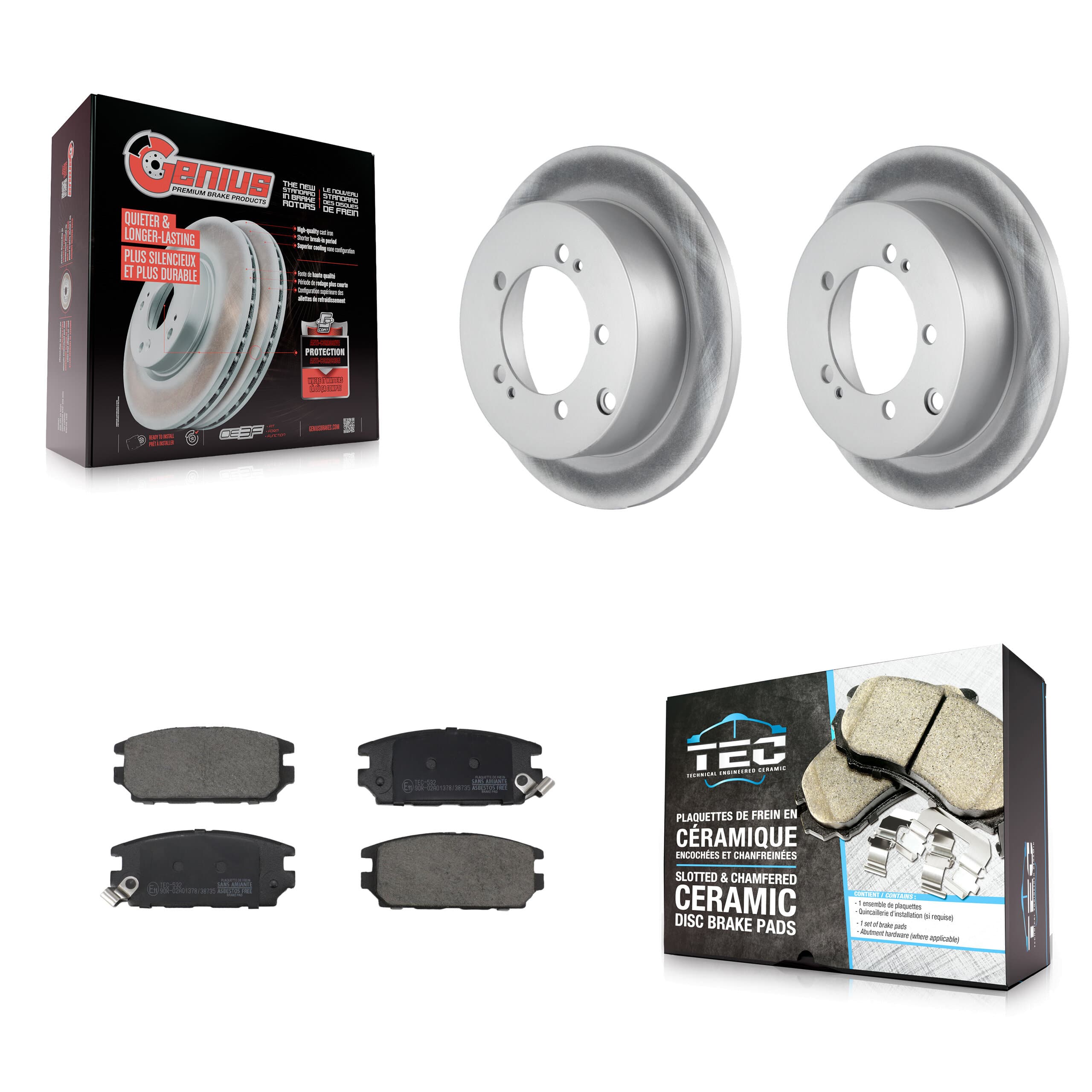 Transit Auto - KGT-103513 - Rear Disc Brake Kits image 1