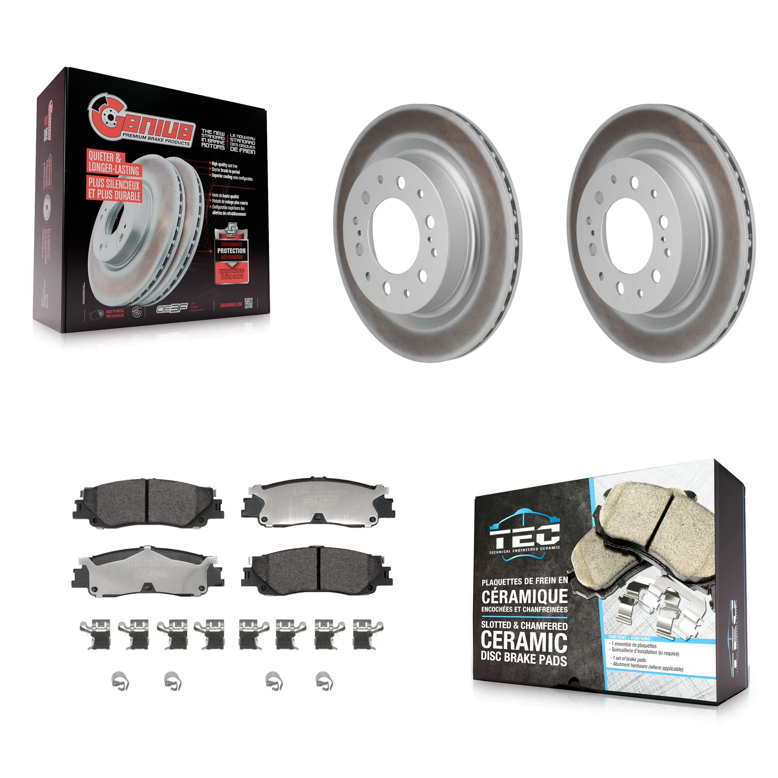 Transit Auto - KGT-103524 - Rear Disc Brake Kits image 1