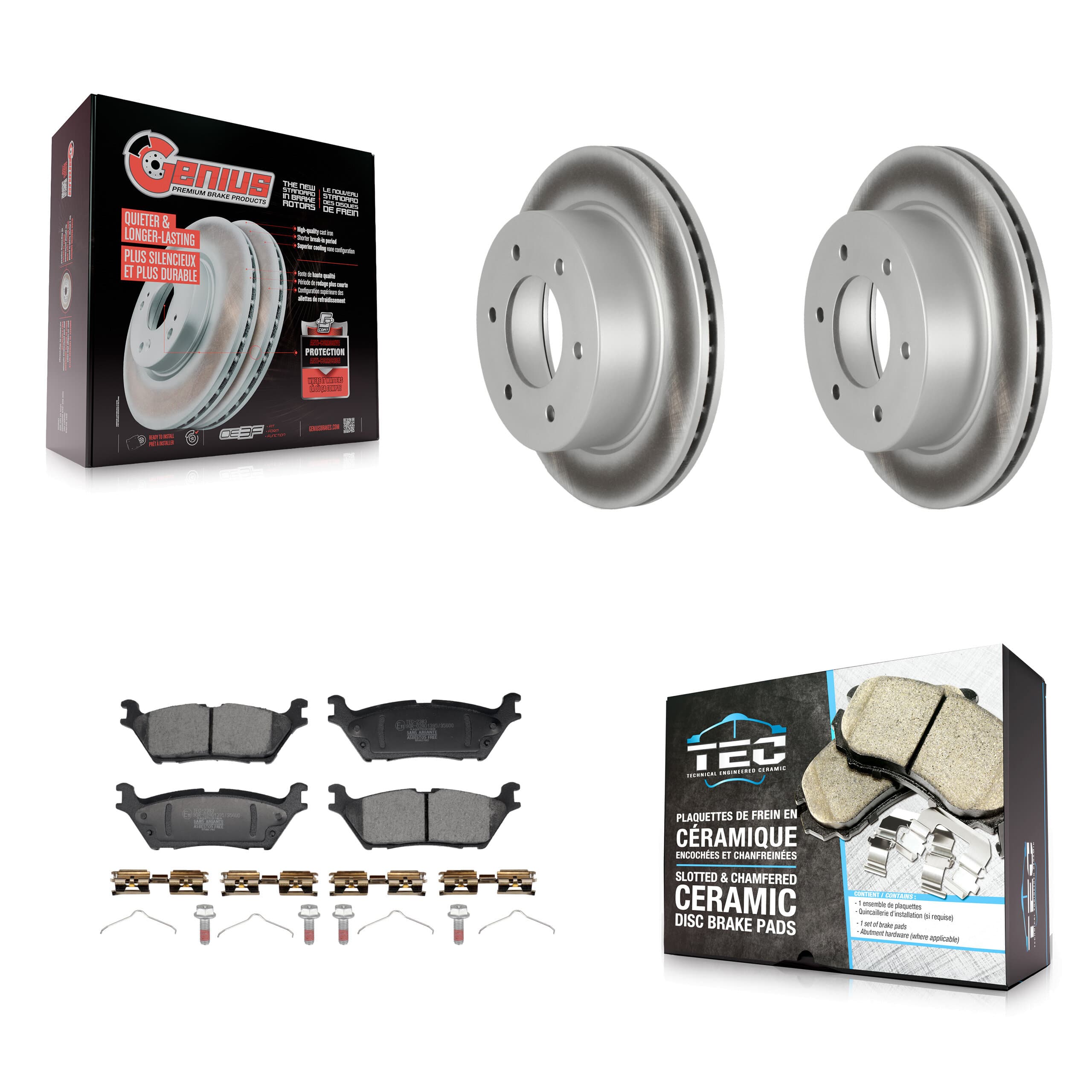 Transit Auto - KGT-103526 - Rear Disc Brake Kits image 1