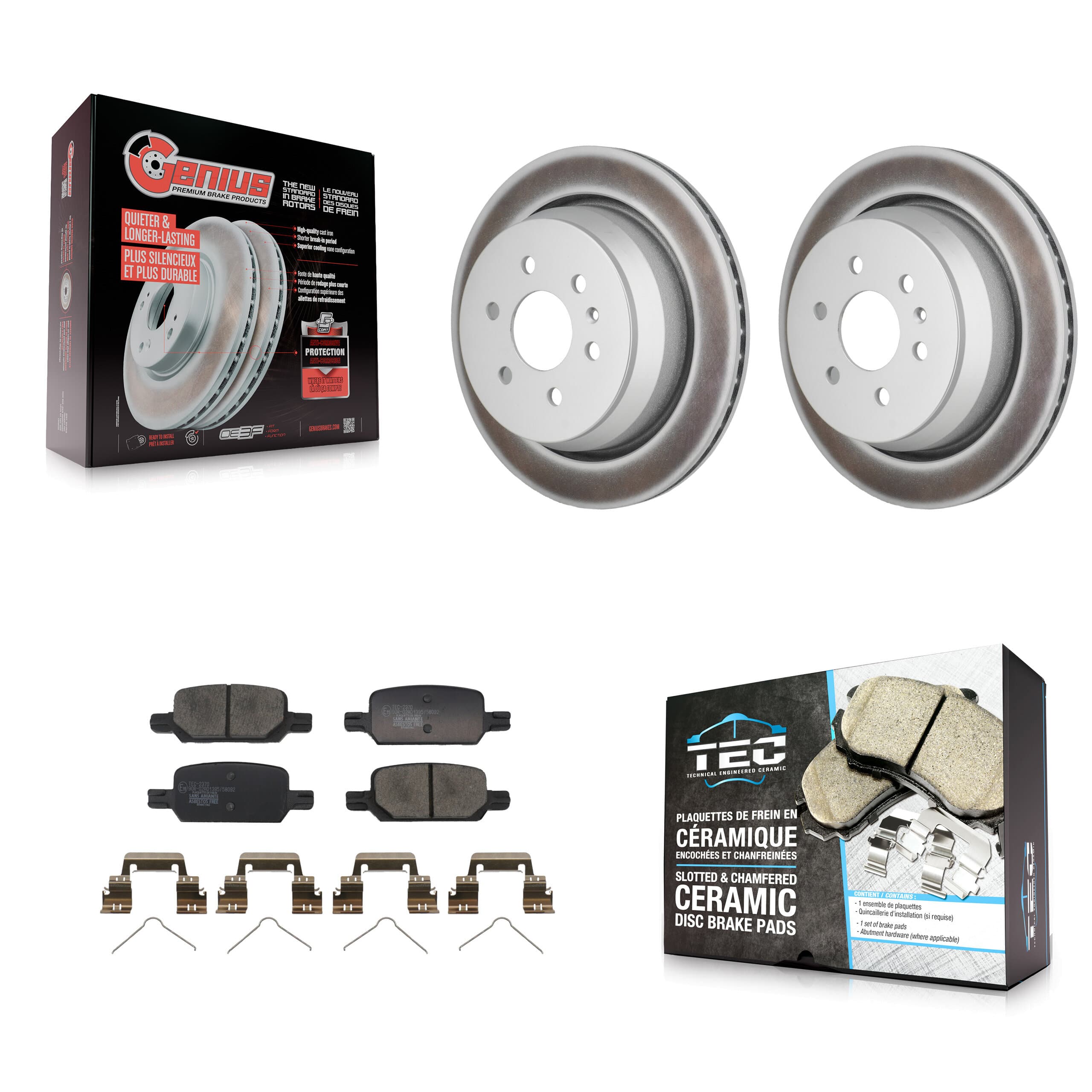Transit Auto - KGT-103537 - Rear Disc Brake Kits image 1