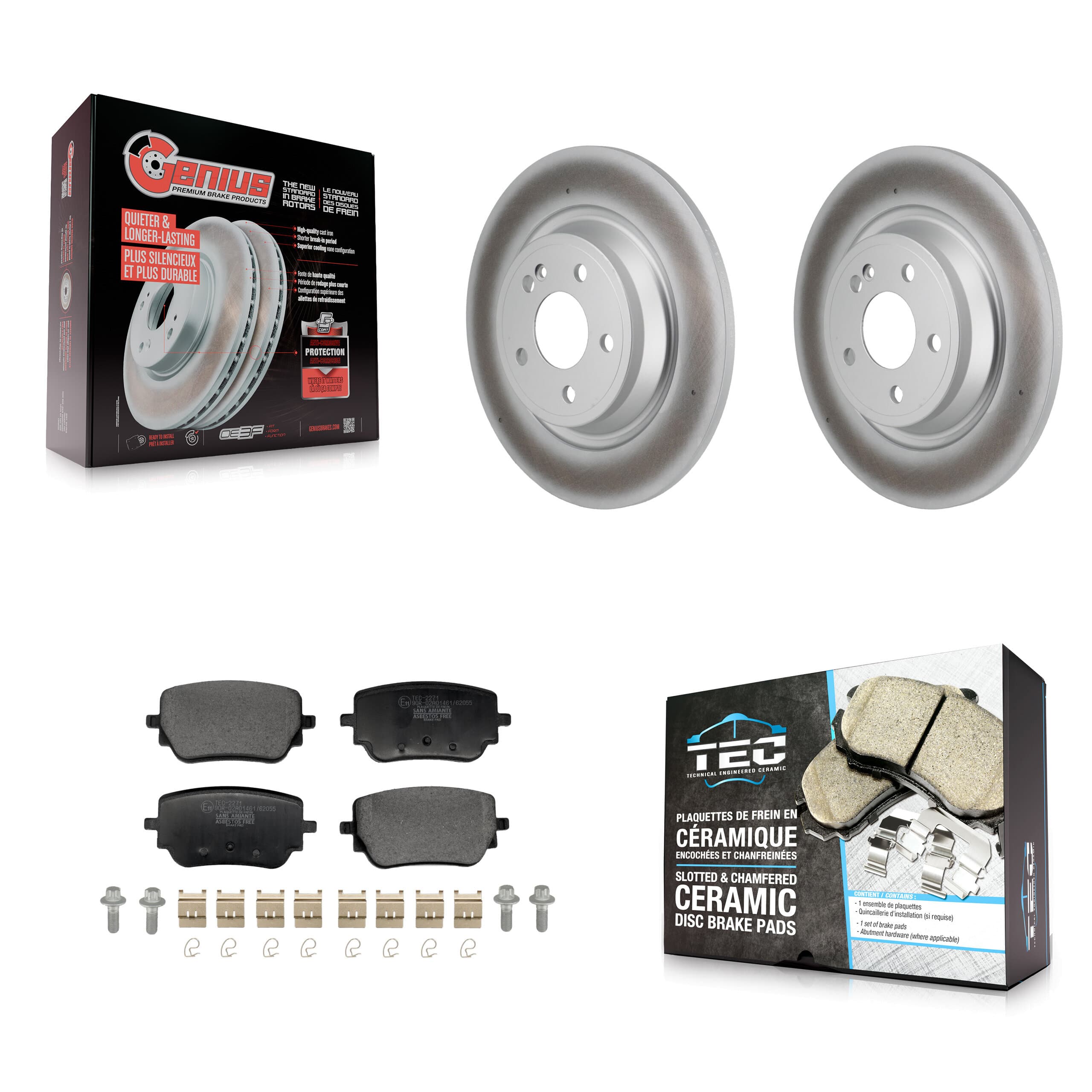 Transit Auto - KGT-103548 - Rear Disc Brake Kits image 1