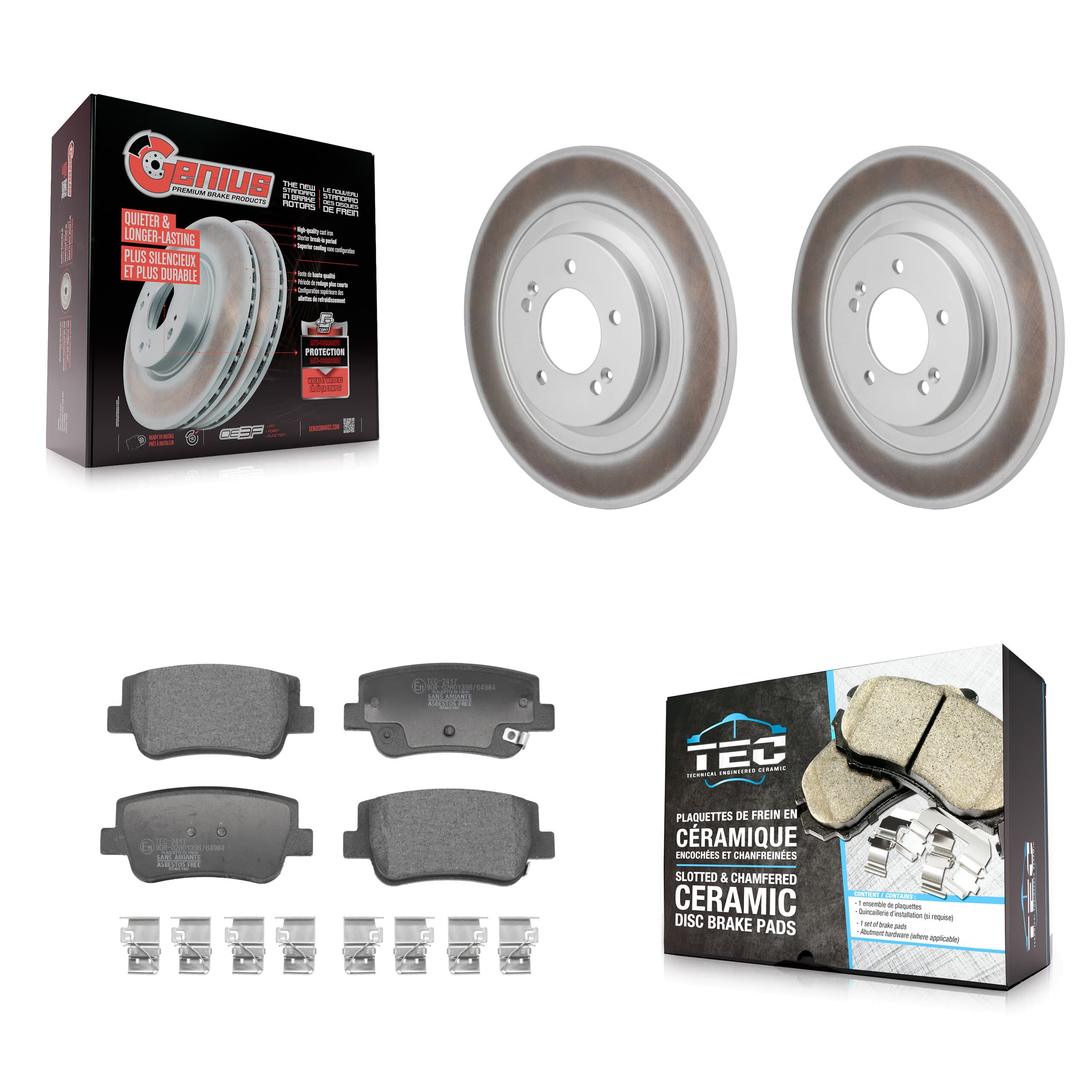 Transit Auto - KGT-103554 - Rear Disc Brake Kits image 1
