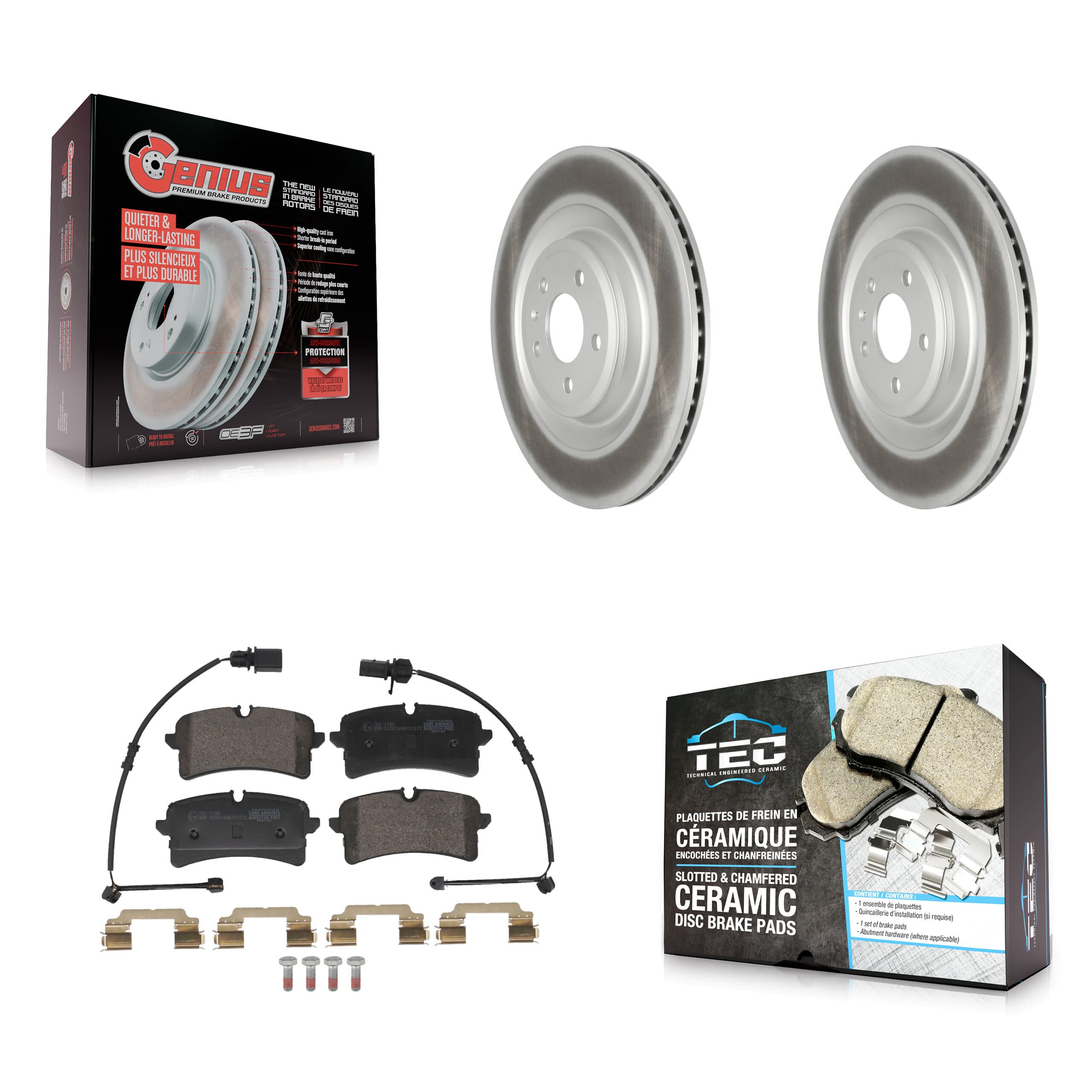 Transit Auto - KGT-103555 - Rear Disc Brake Kits image 1