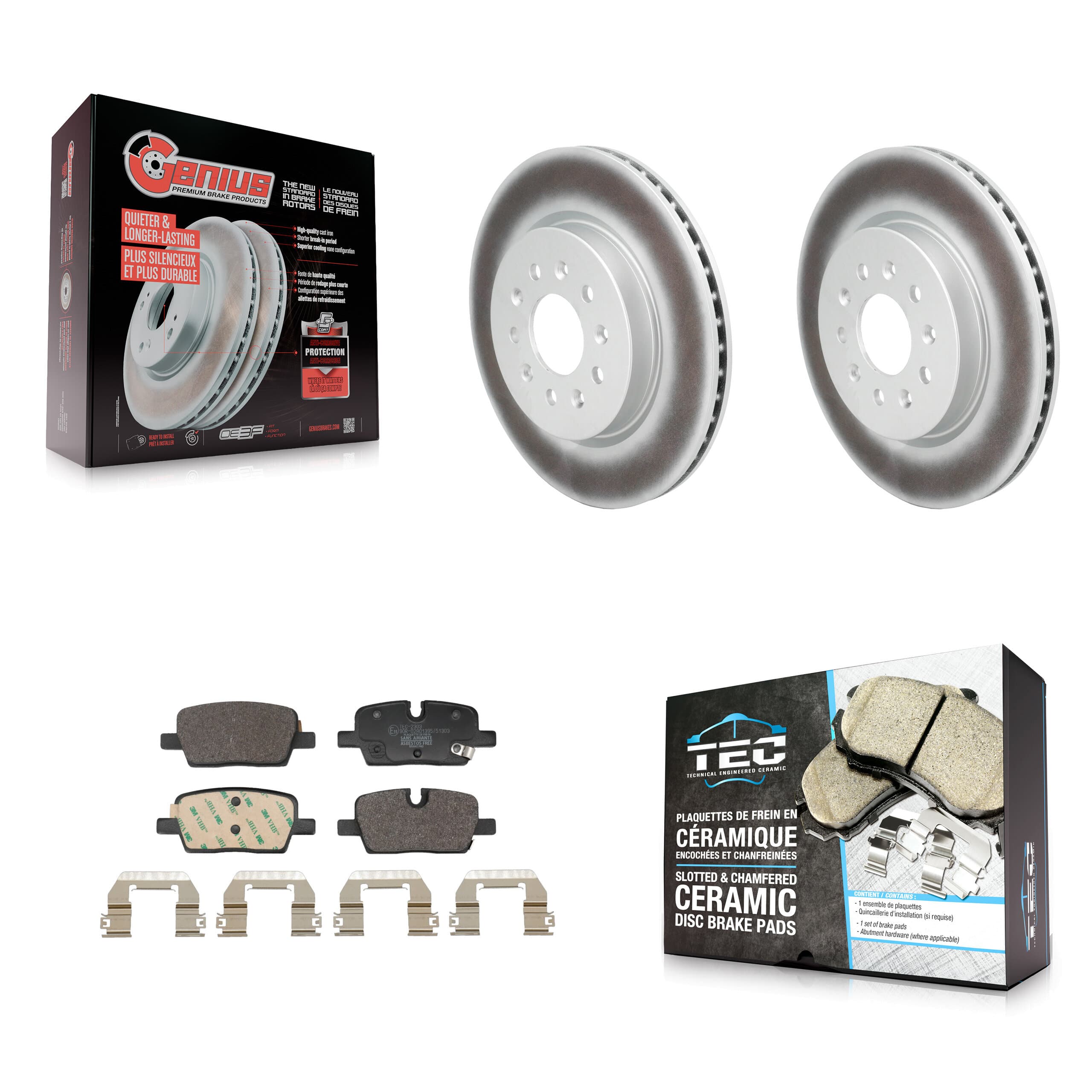 Transit Auto - KGT-104350 - Rear Disc Brake Kits image 1