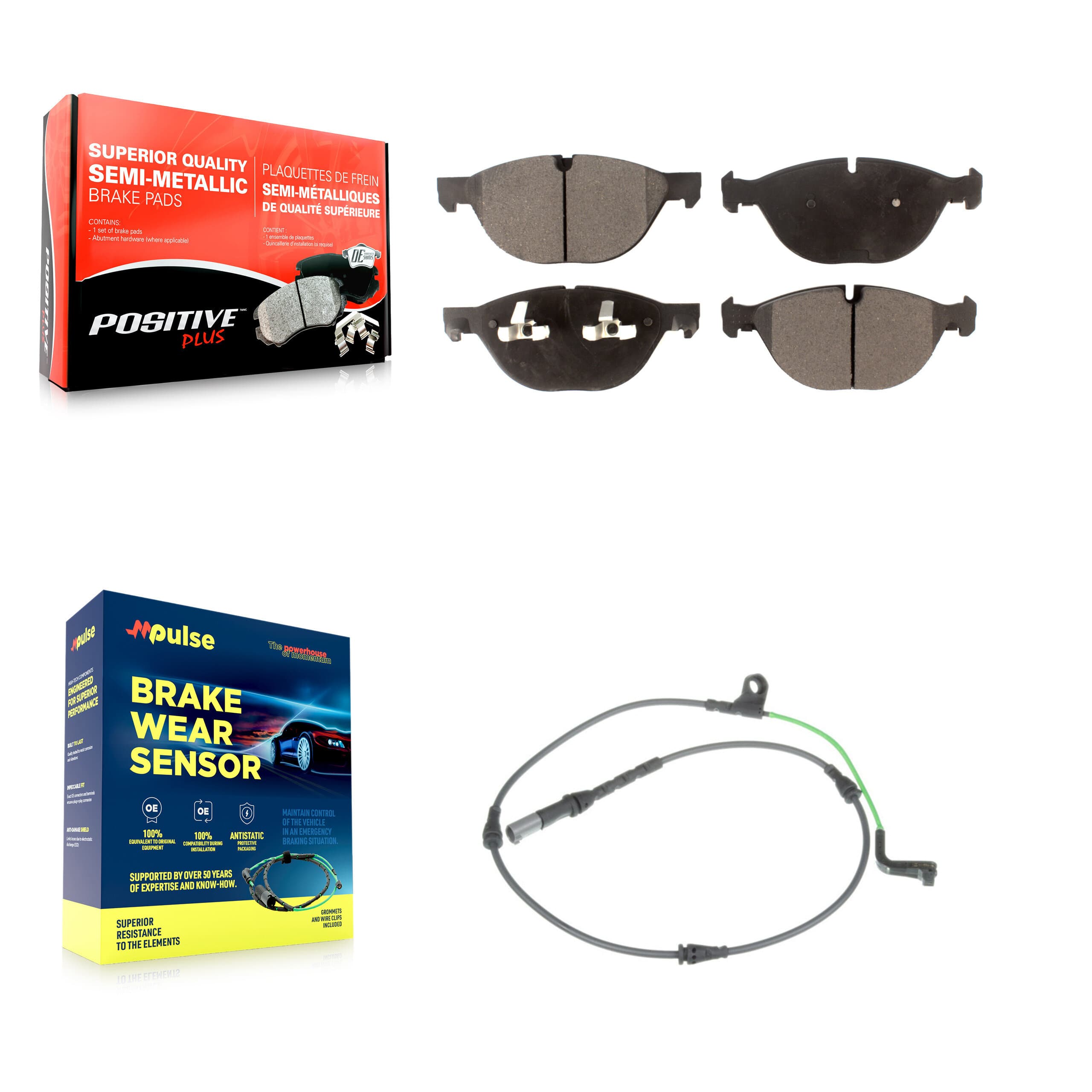 Positive Plus - KPW-100570 - Front Disc Brake Pad Kits image 1