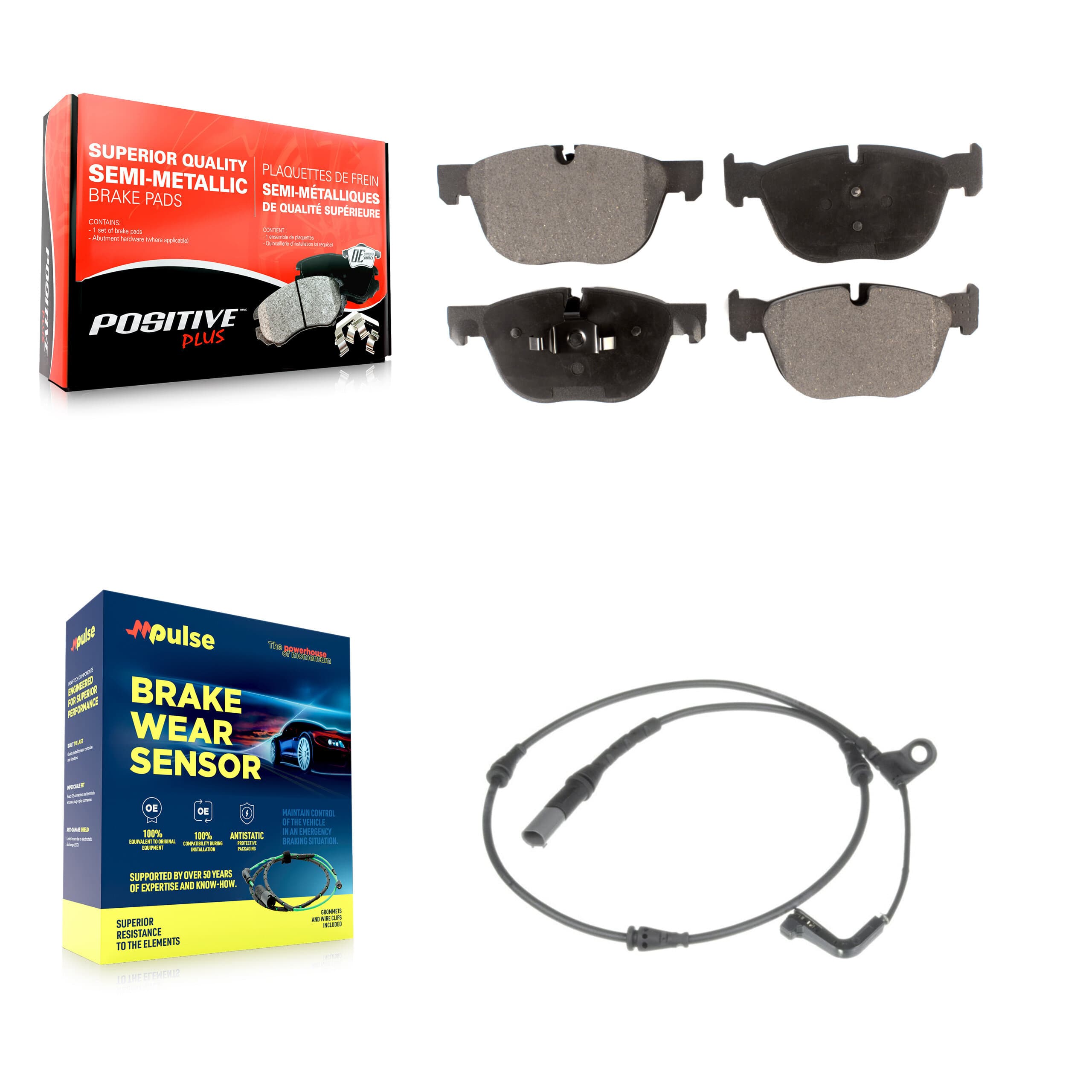 Positive Plus - KPW-100571 - Front Disc Brake Pad Kits image 1