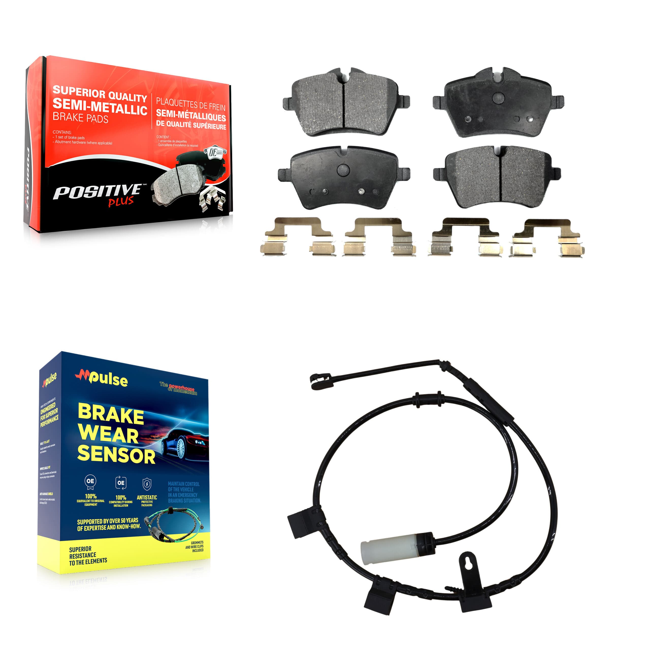 Positive Plus - KPW-100572 - Front Disc Brake Pad Kits image 1