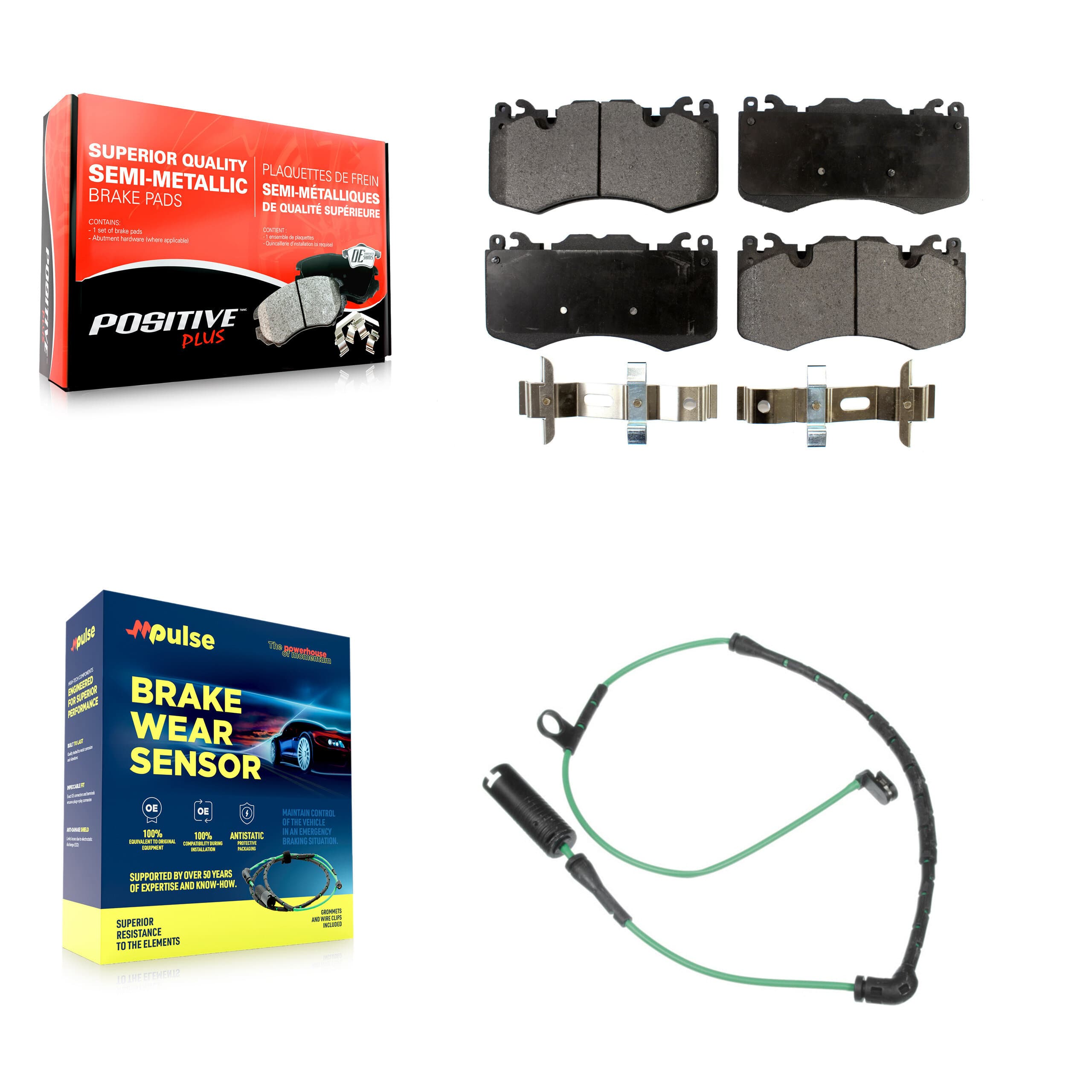 Positive Plus - KPW-100581 - Front Disc Brake Pad Kits image 1
