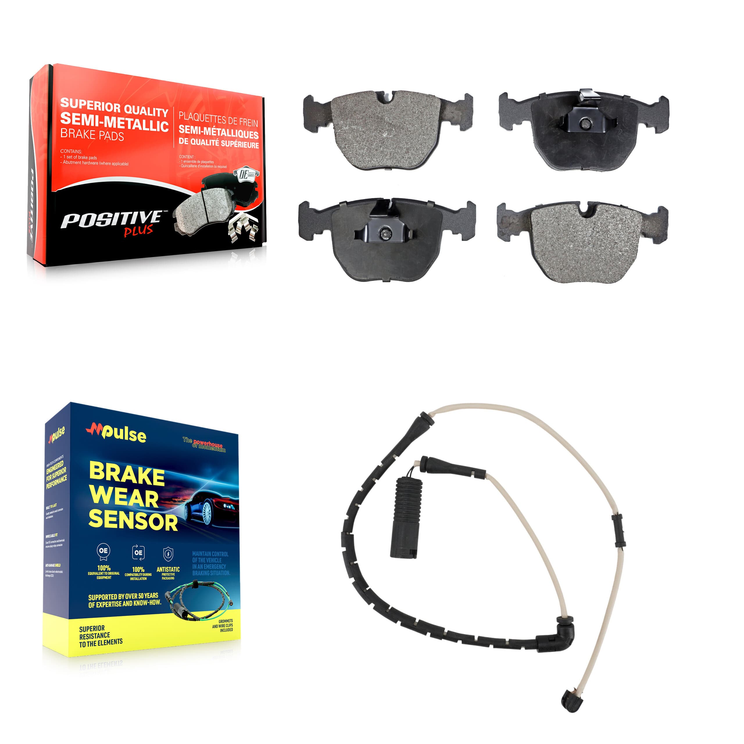 Positive Plus - KPW-100582 - Front Disc Brake Pad Kits image 1