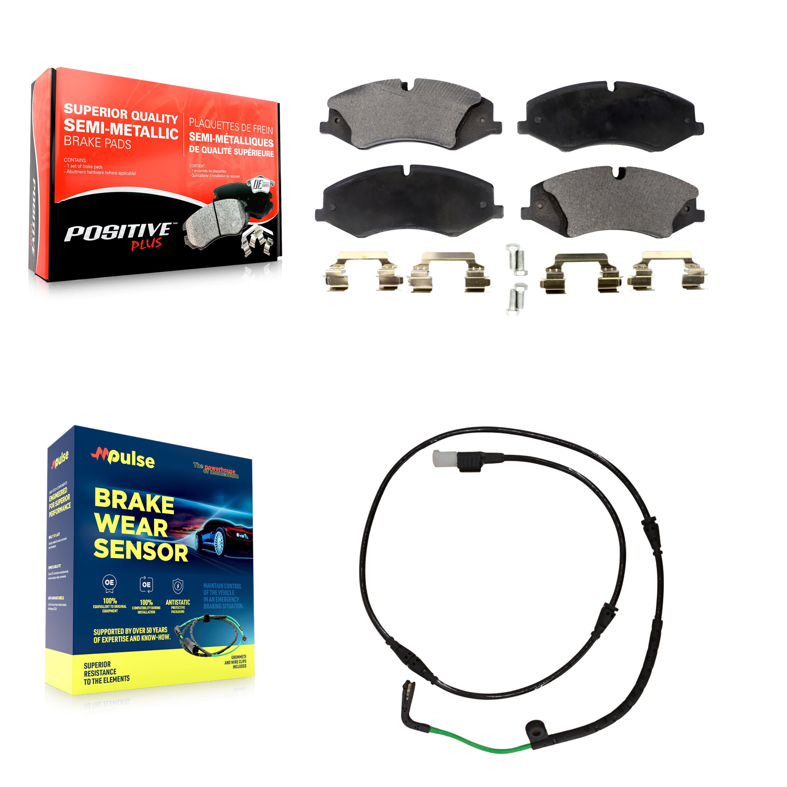 Positive Plus - KPW-100585 - Front Disc Brake Pad Kits image 1