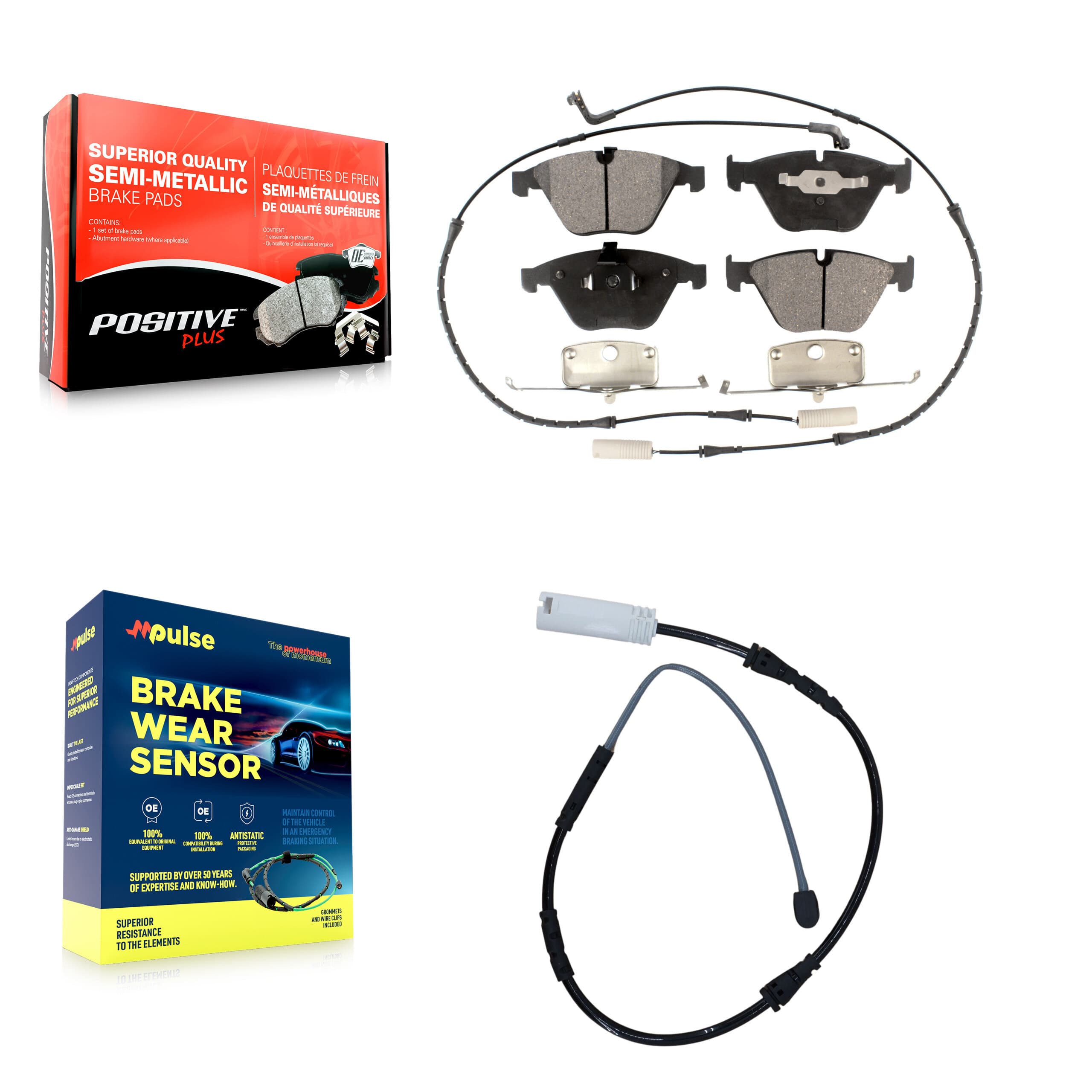Positive Plus - KPW-100602 - Front Disc Brake Pad Kits image 1