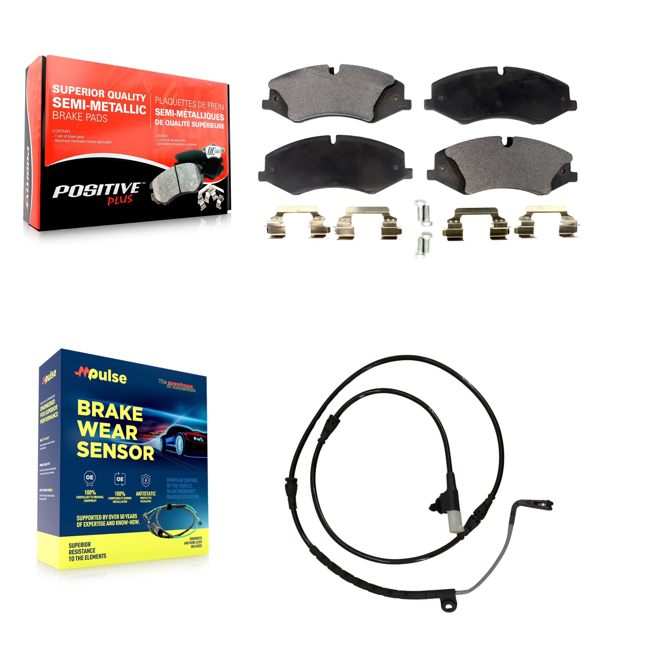 Positive Plus - KPW-100627 - Front Disc Brake Pad Kits image 1