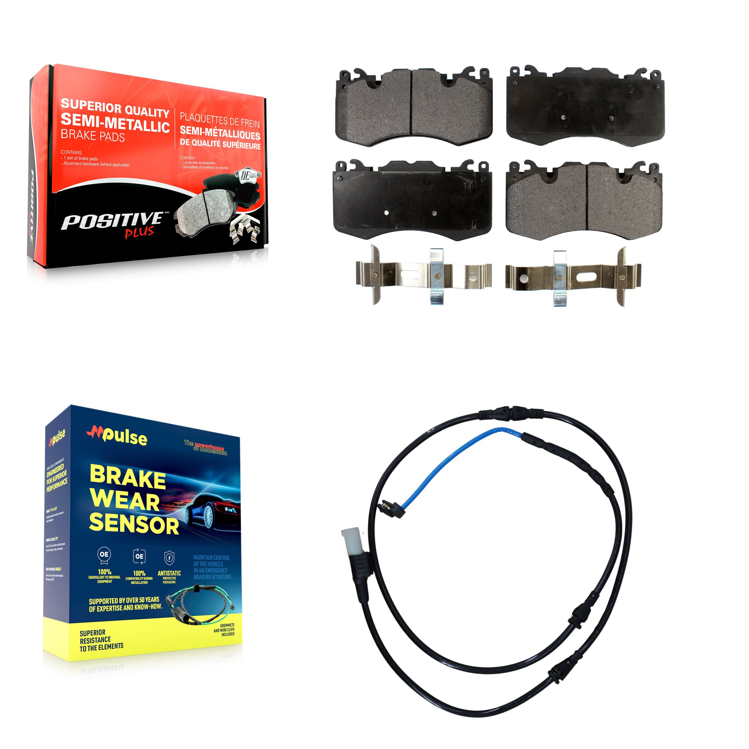 Positive Plus - KPW-100628 - Front Disc Brake Pad Kits image 1