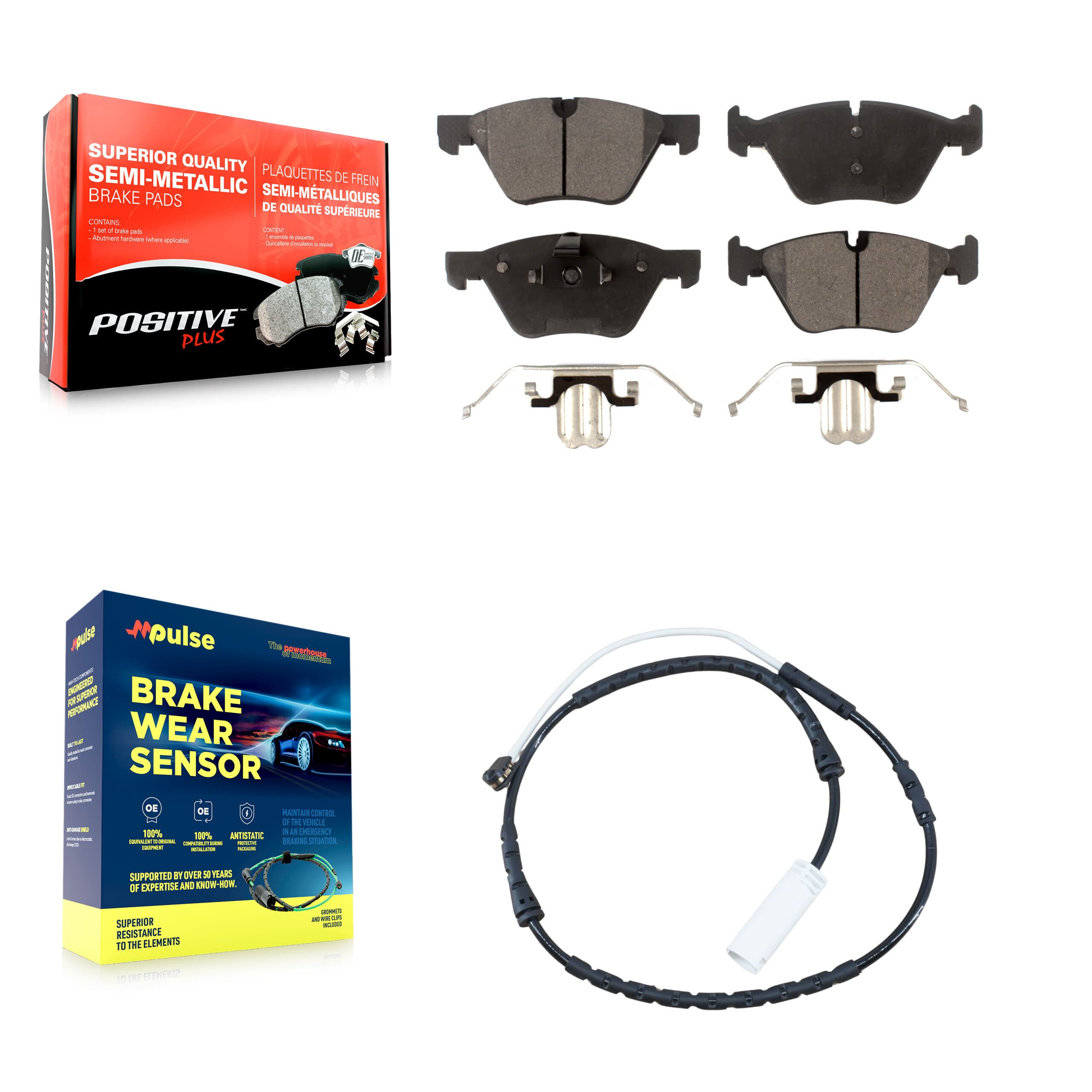 Positive Plus - KPW-100630 - Front Disc Brake Pad Kits image 1