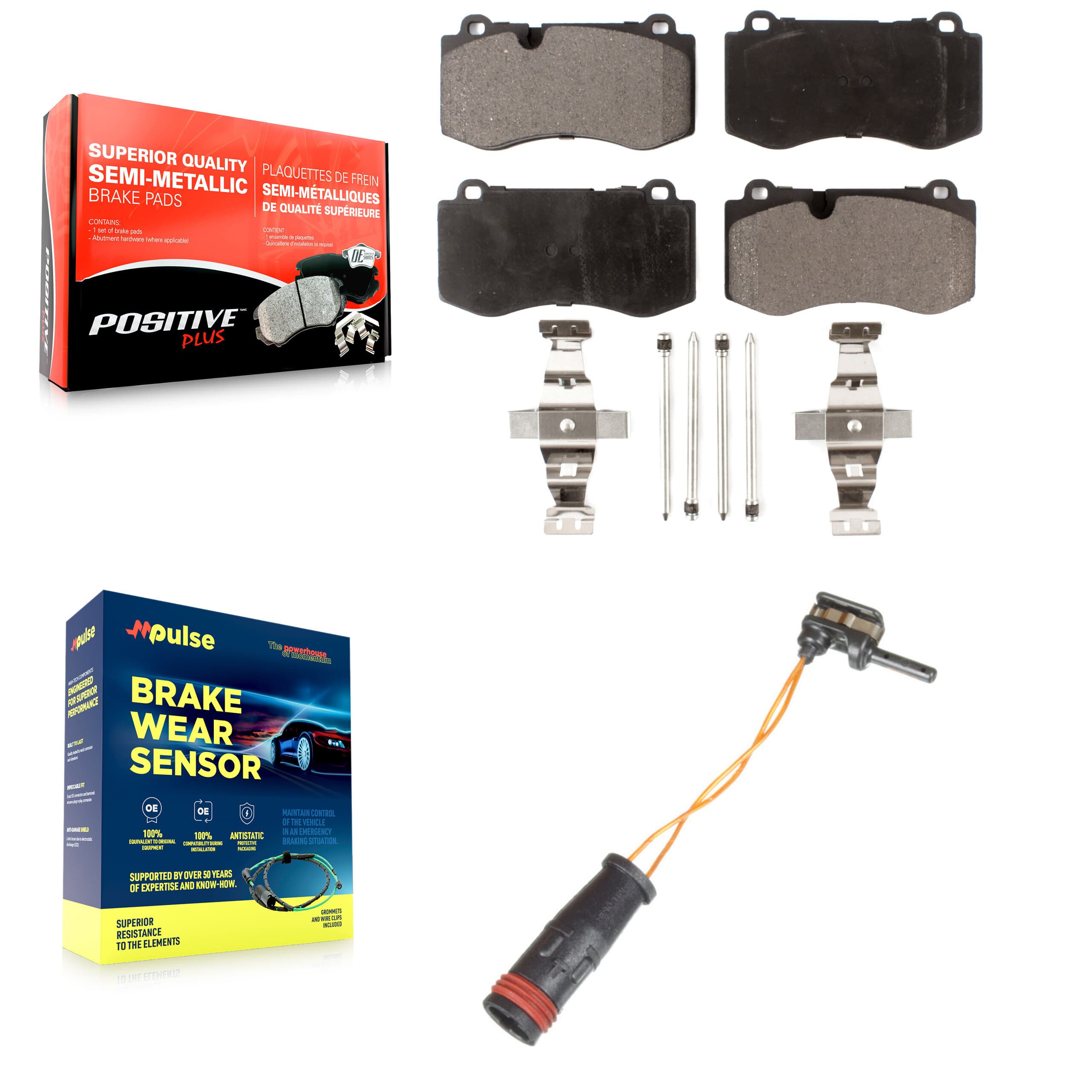 Positive Plus - KPW-100638 - Front Disc Brake Pad Kits image 1